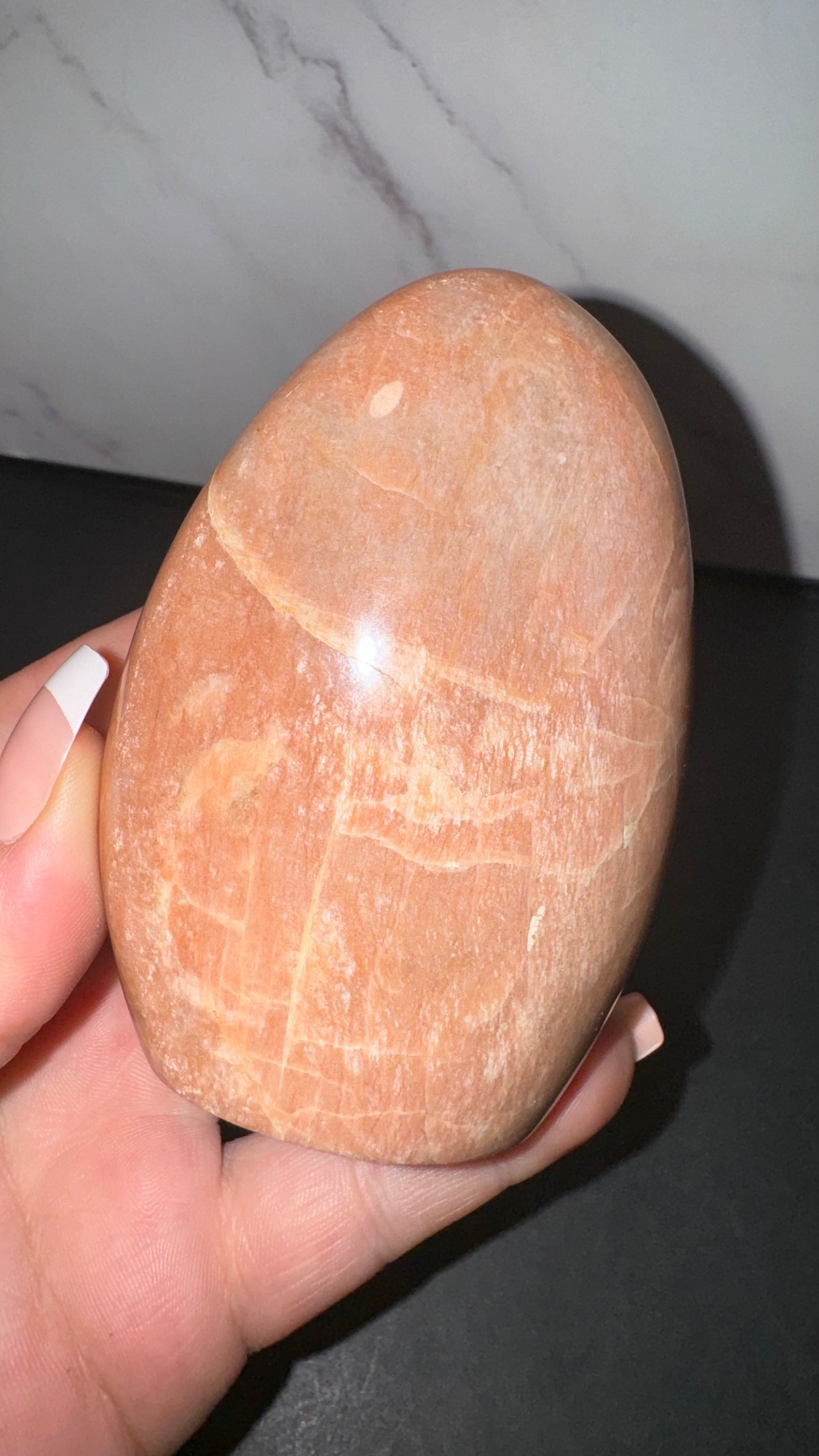 Peach moonstone