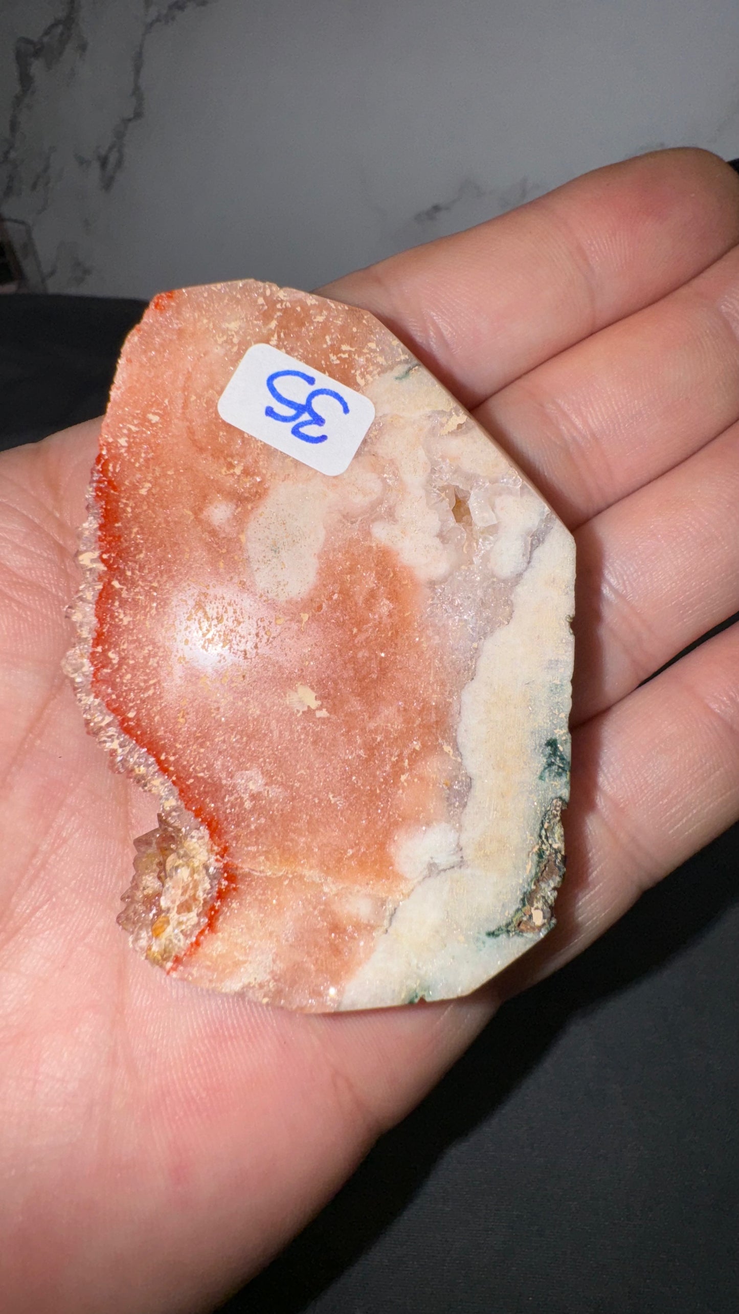 Pink/red amethyst