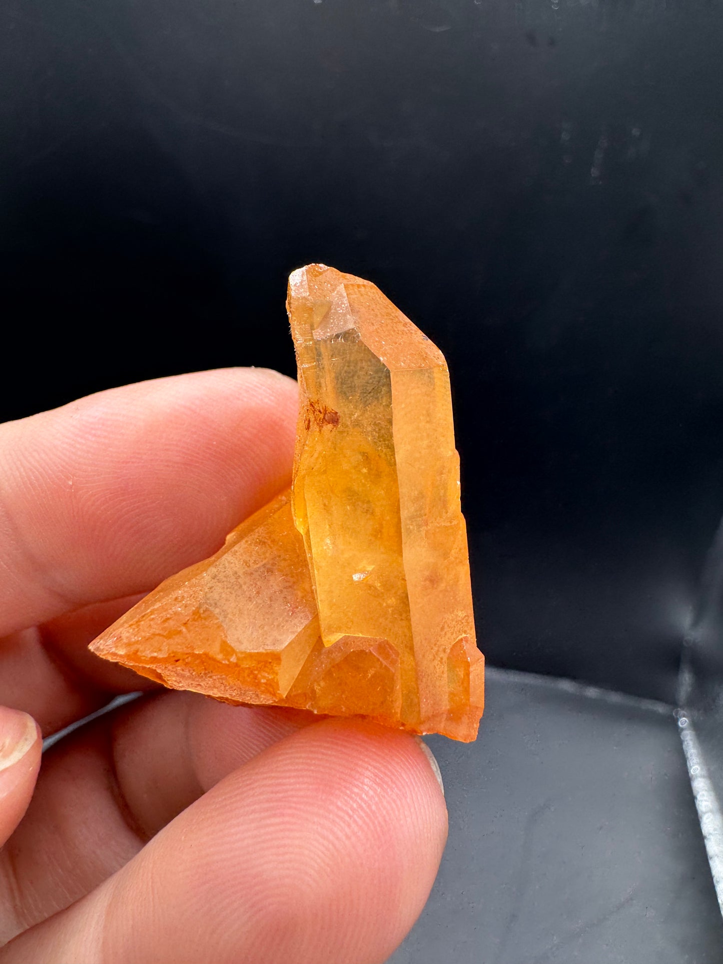 Tangerine quartz