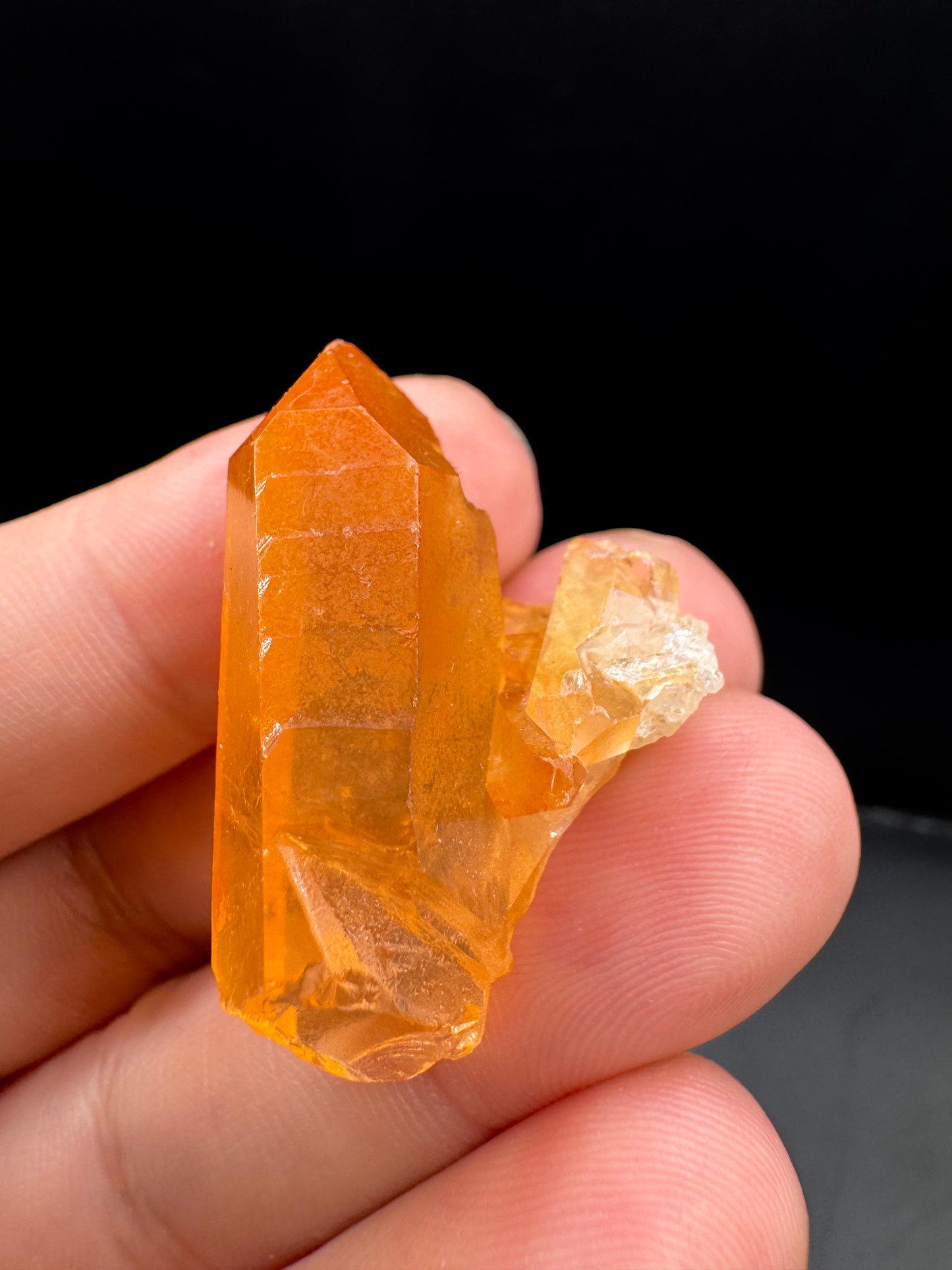 Tangerine quartz