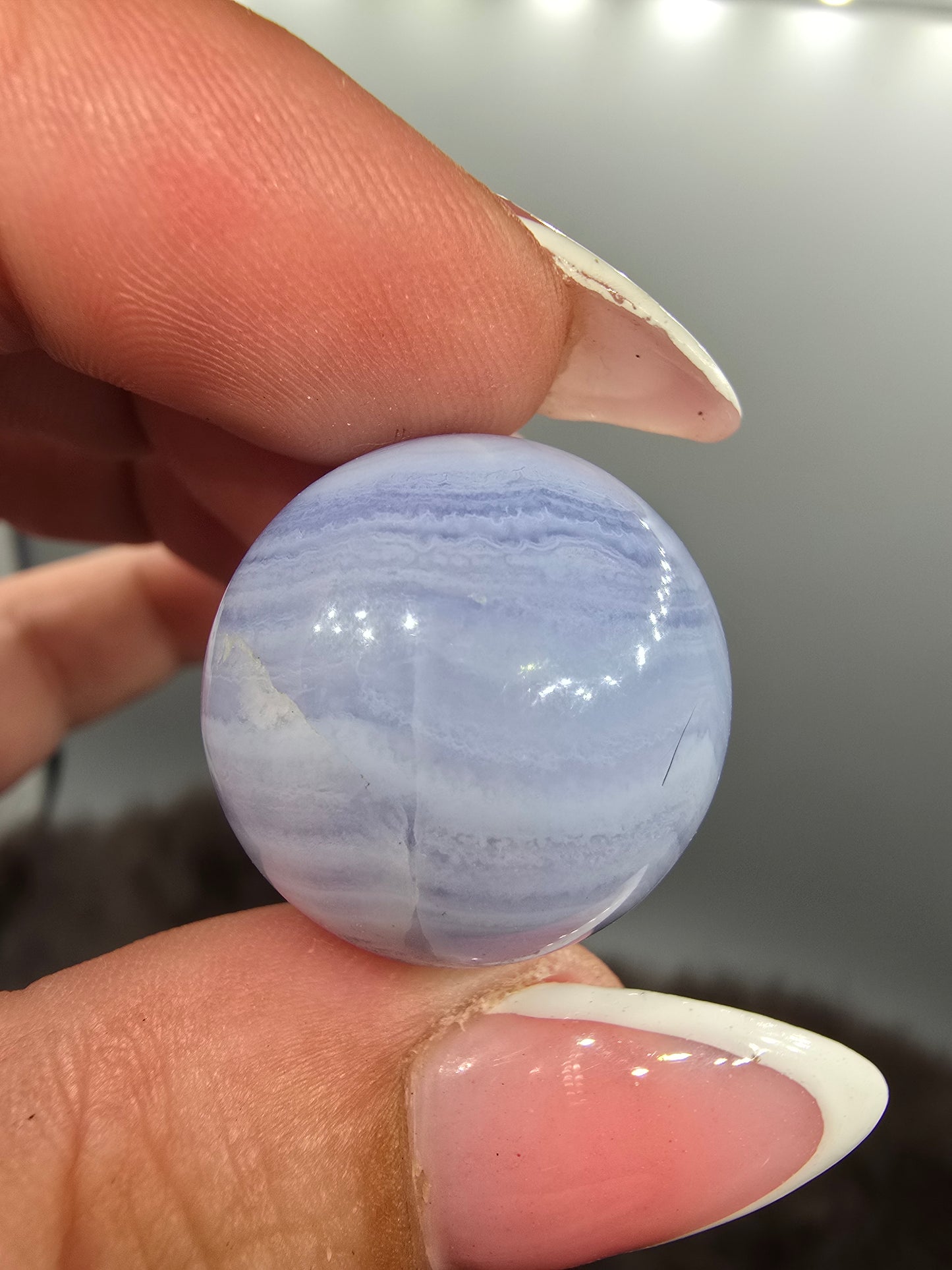 Blue lace agate