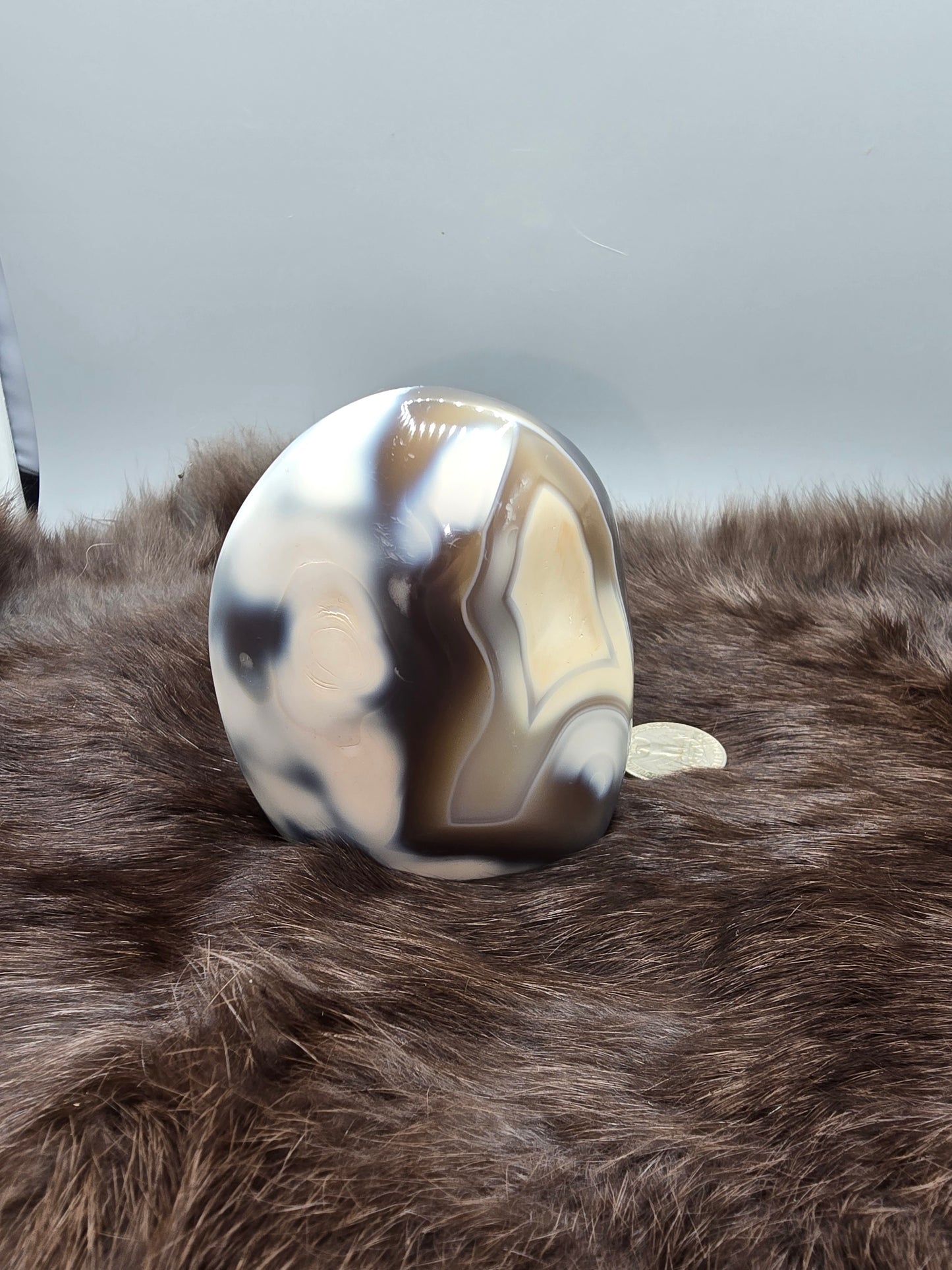 Yellow orca agate