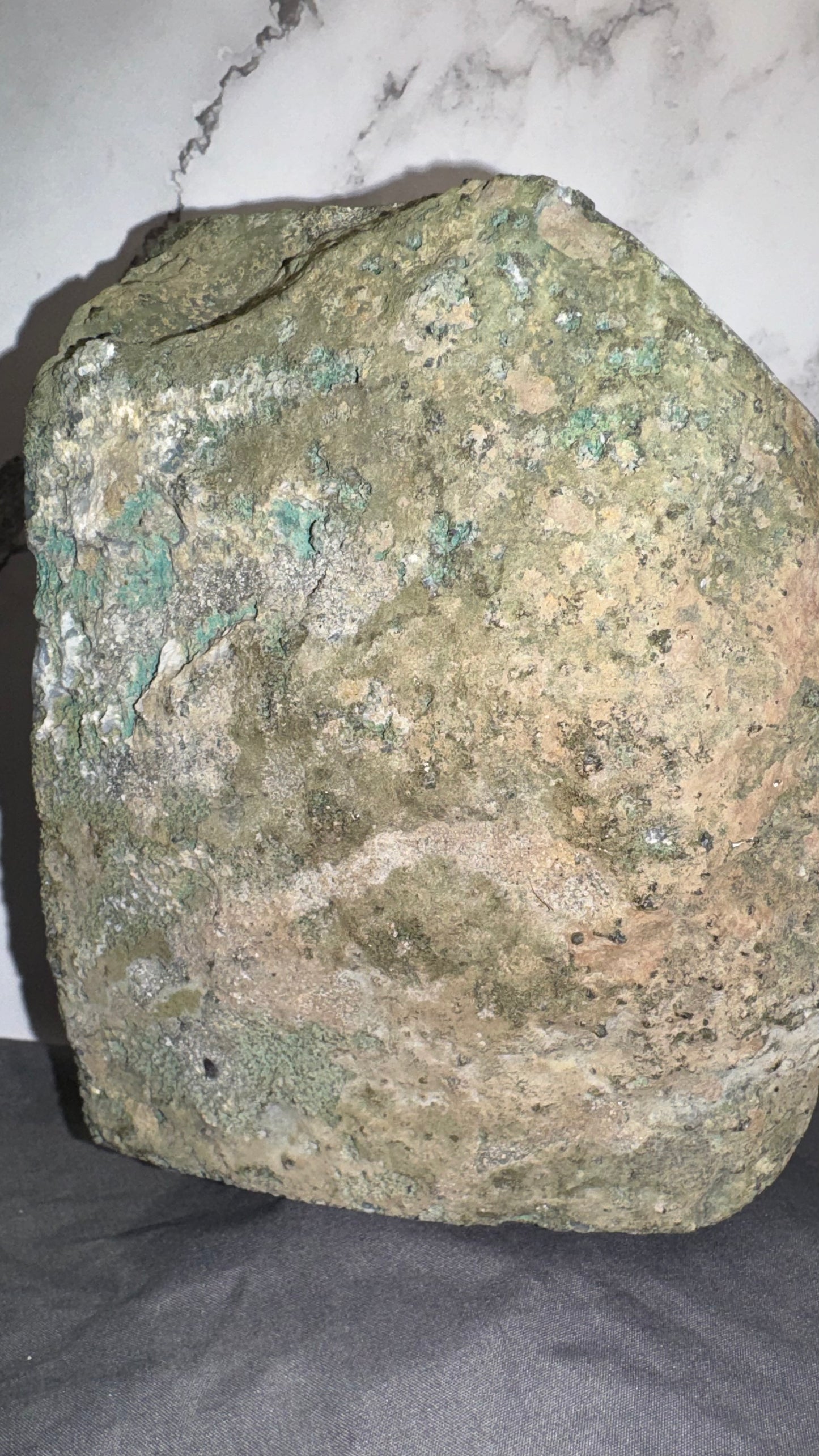 Amethyst and moss agate
