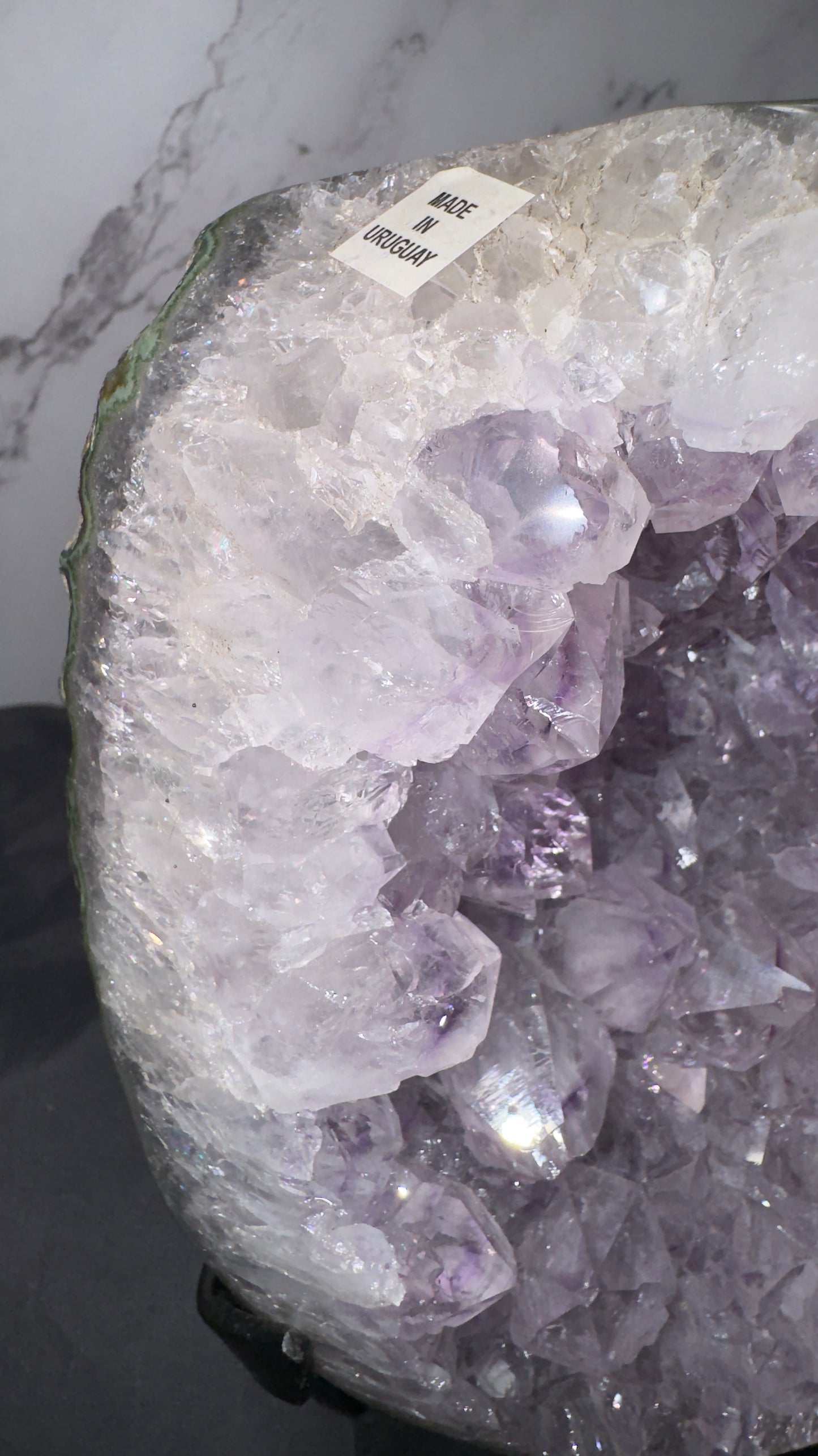 Amethyst on stand