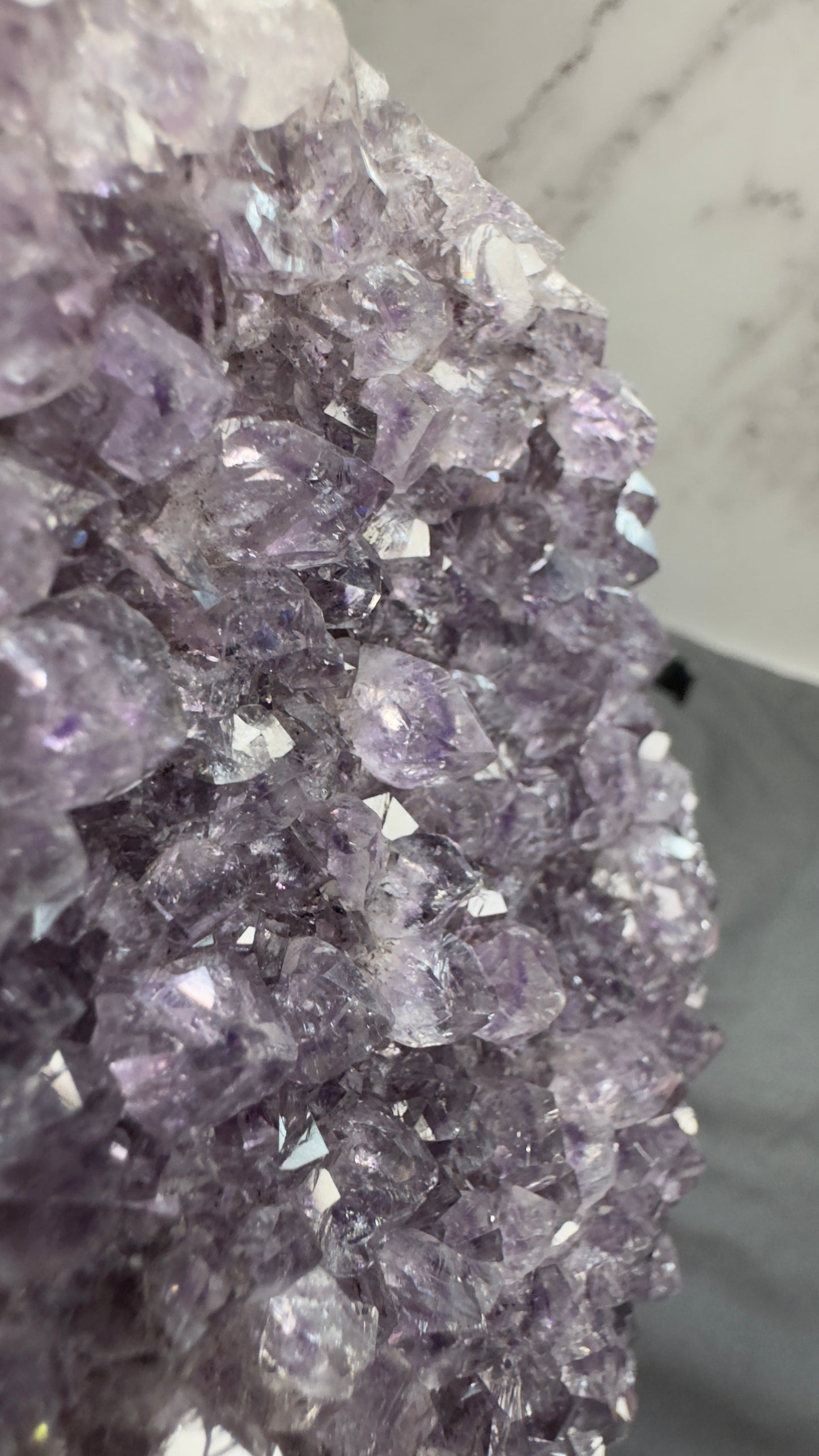 Amethyst on stand