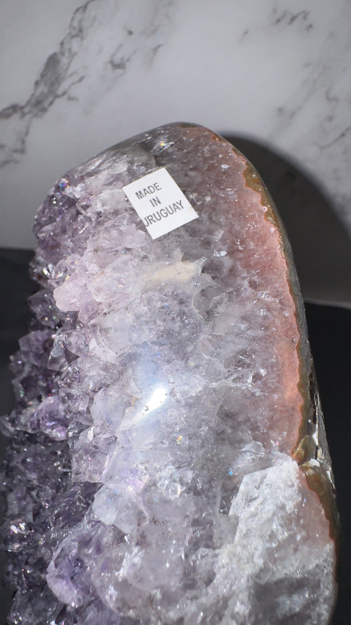 Amethyst on stand