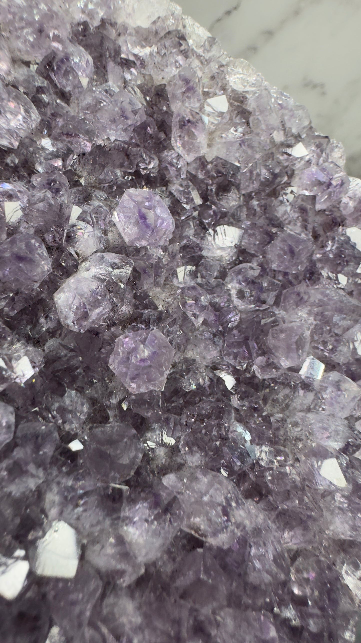 Amethyst on stand