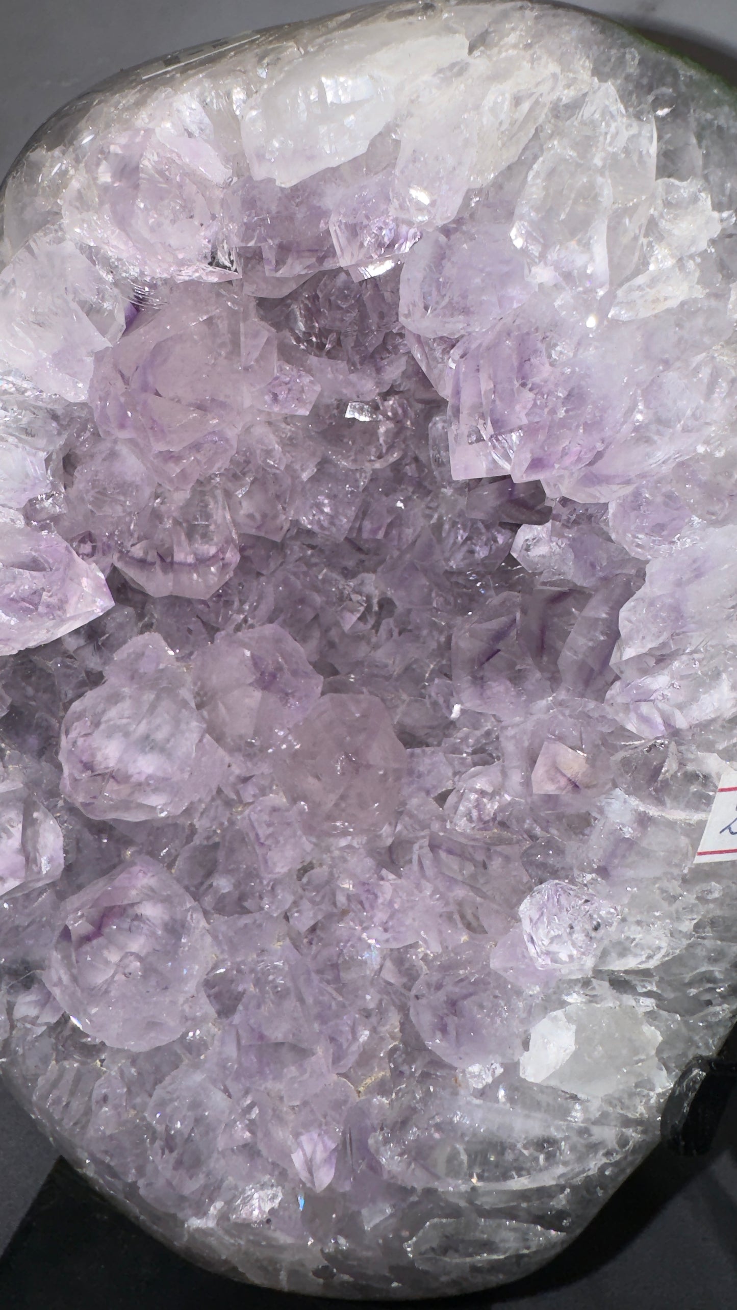 Amethyst on stand