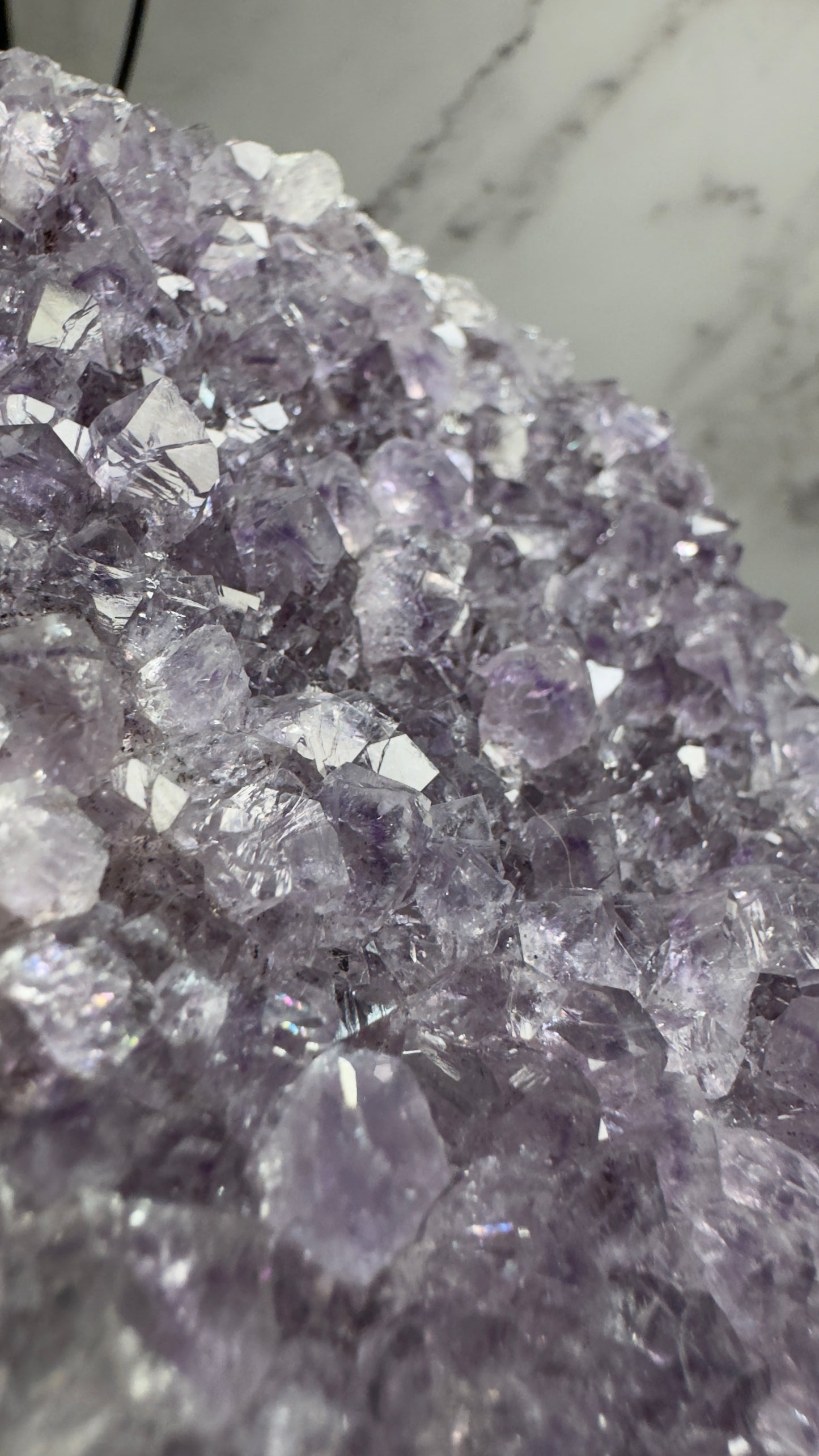 Amethyst on stand
