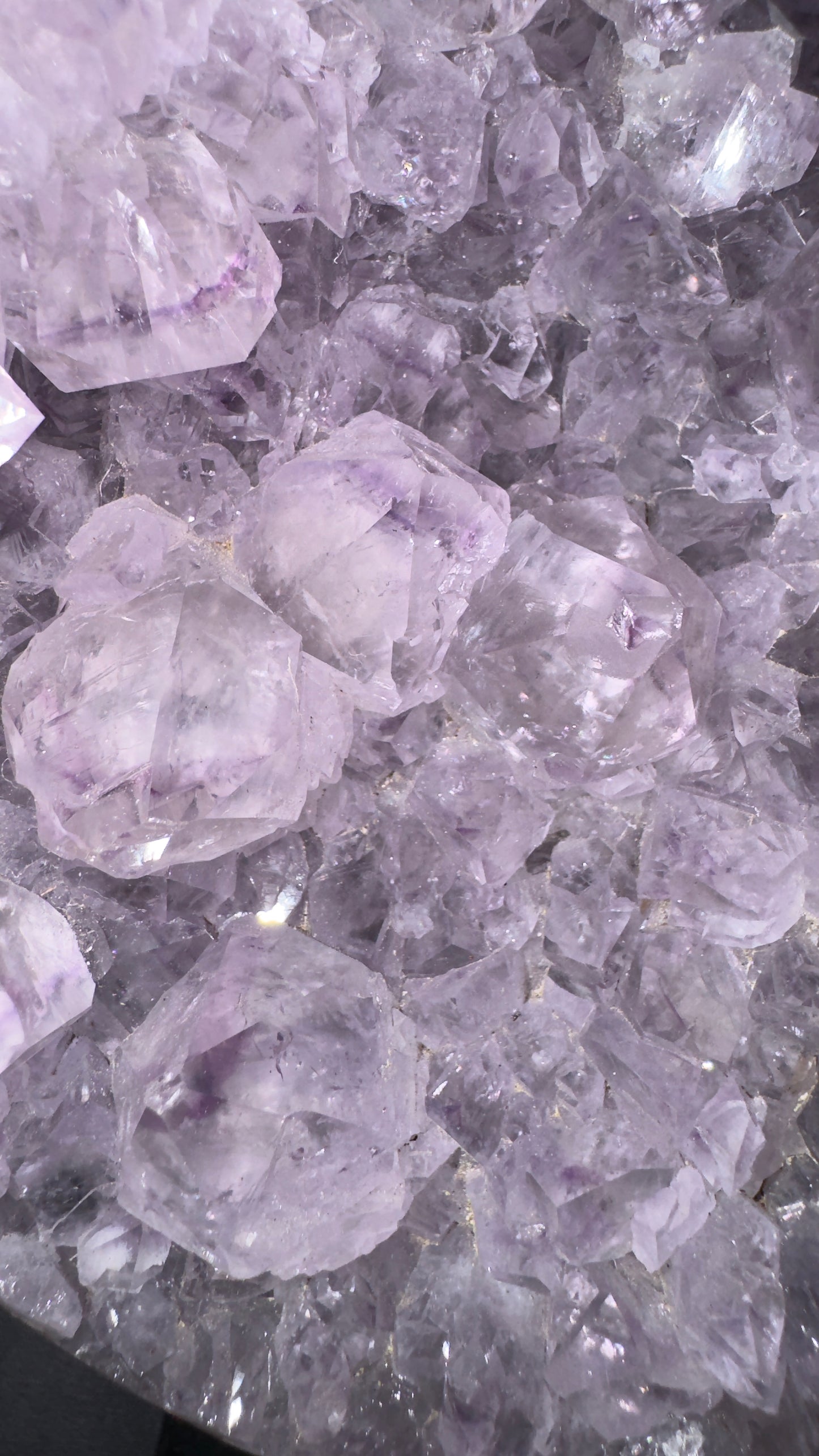 Amethyst on stand
