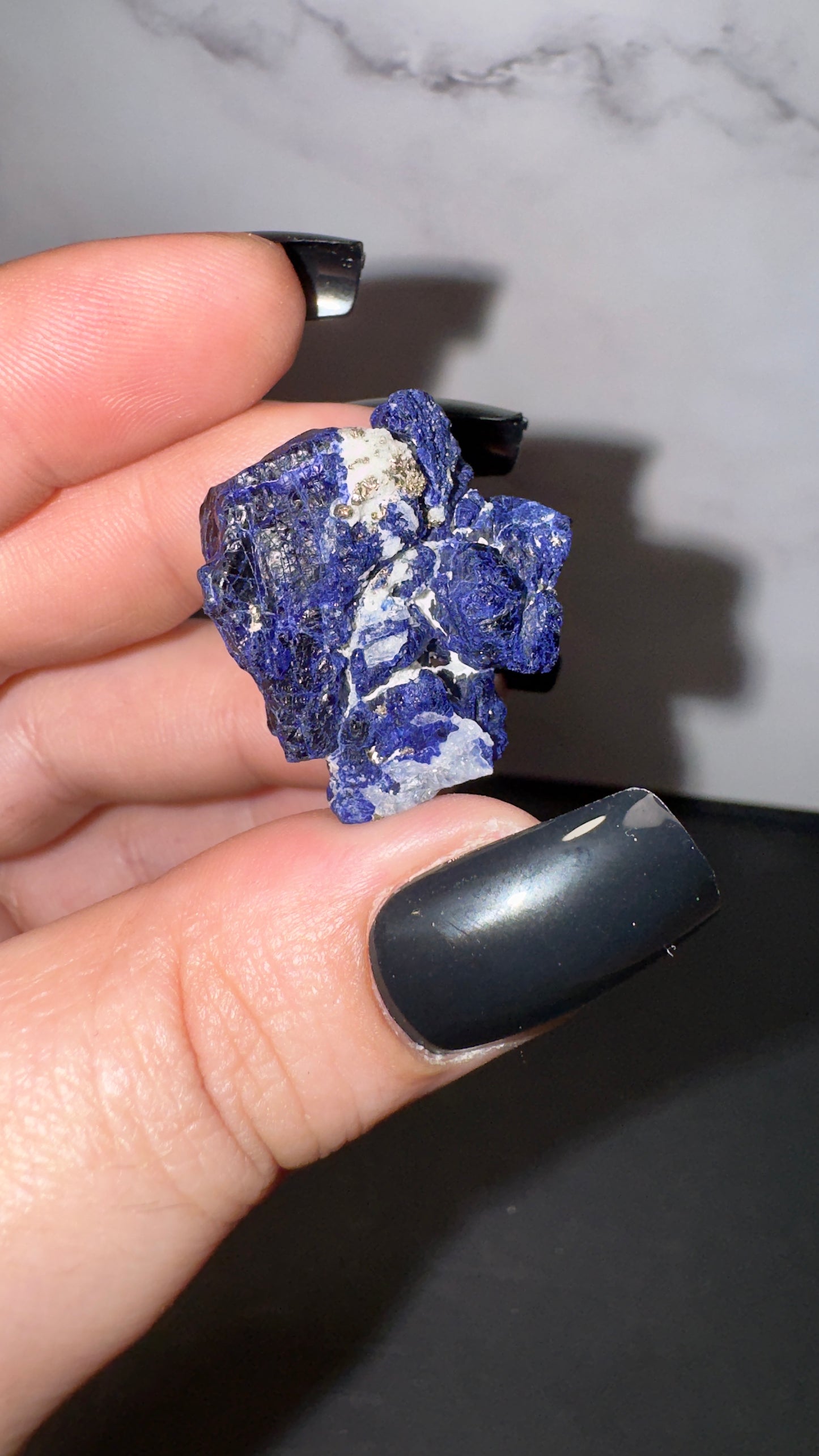 Rare blue hauyne