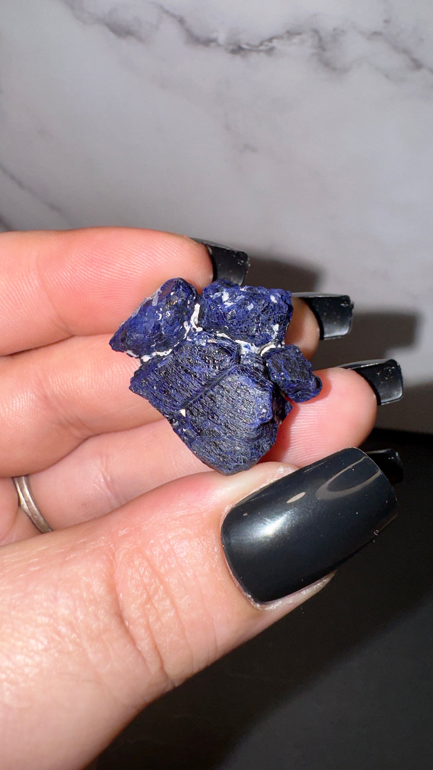 Rare blue hauyne