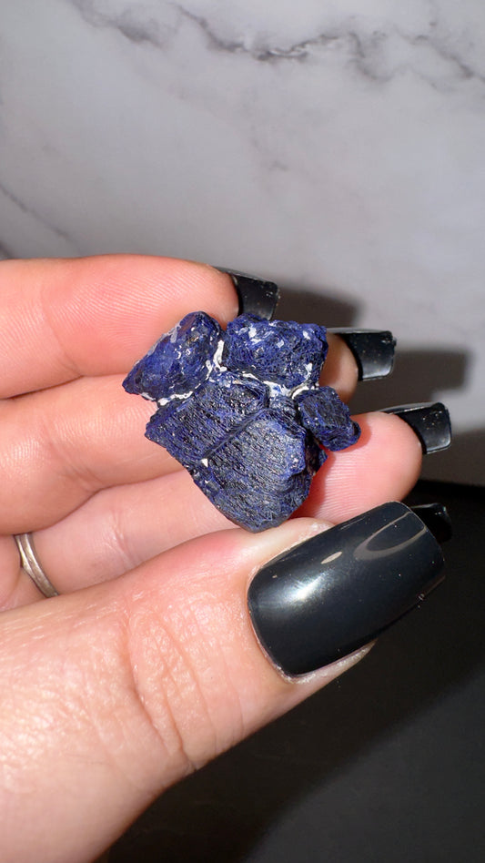 Rare blue hauyne