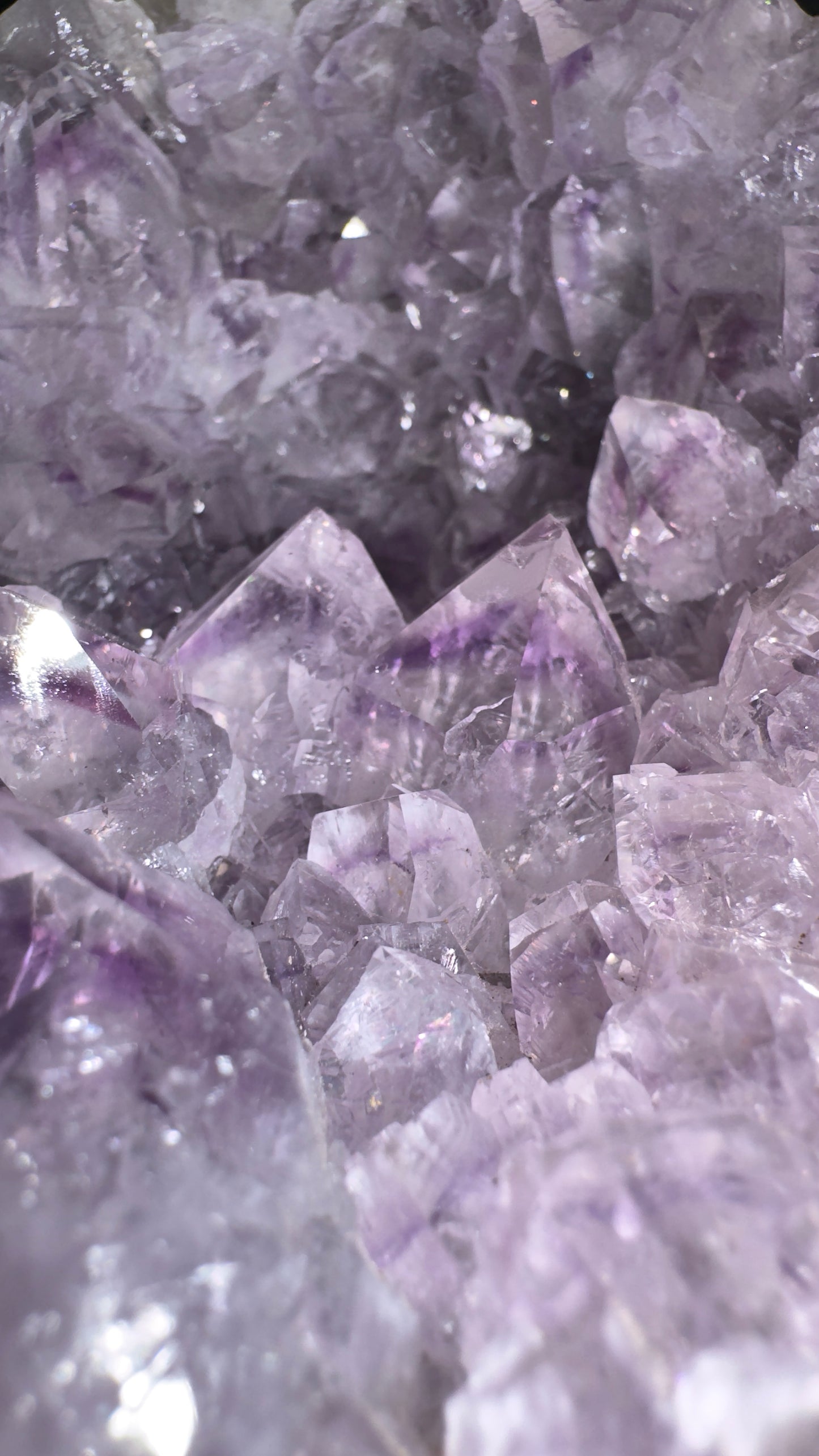 Amethyst on stand
