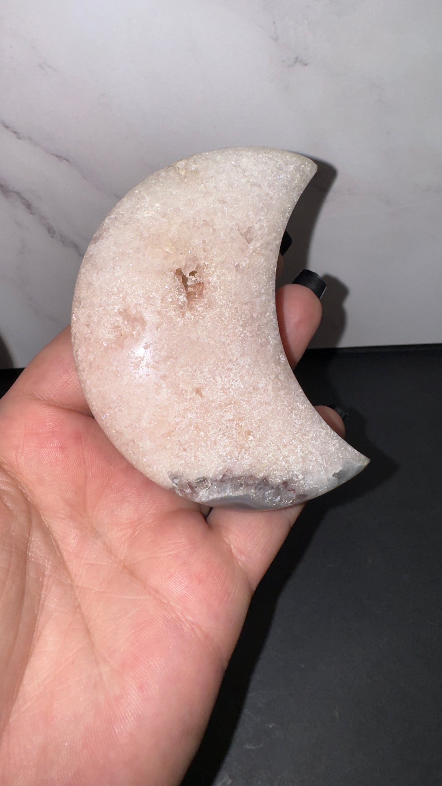 Pink amethyst moon