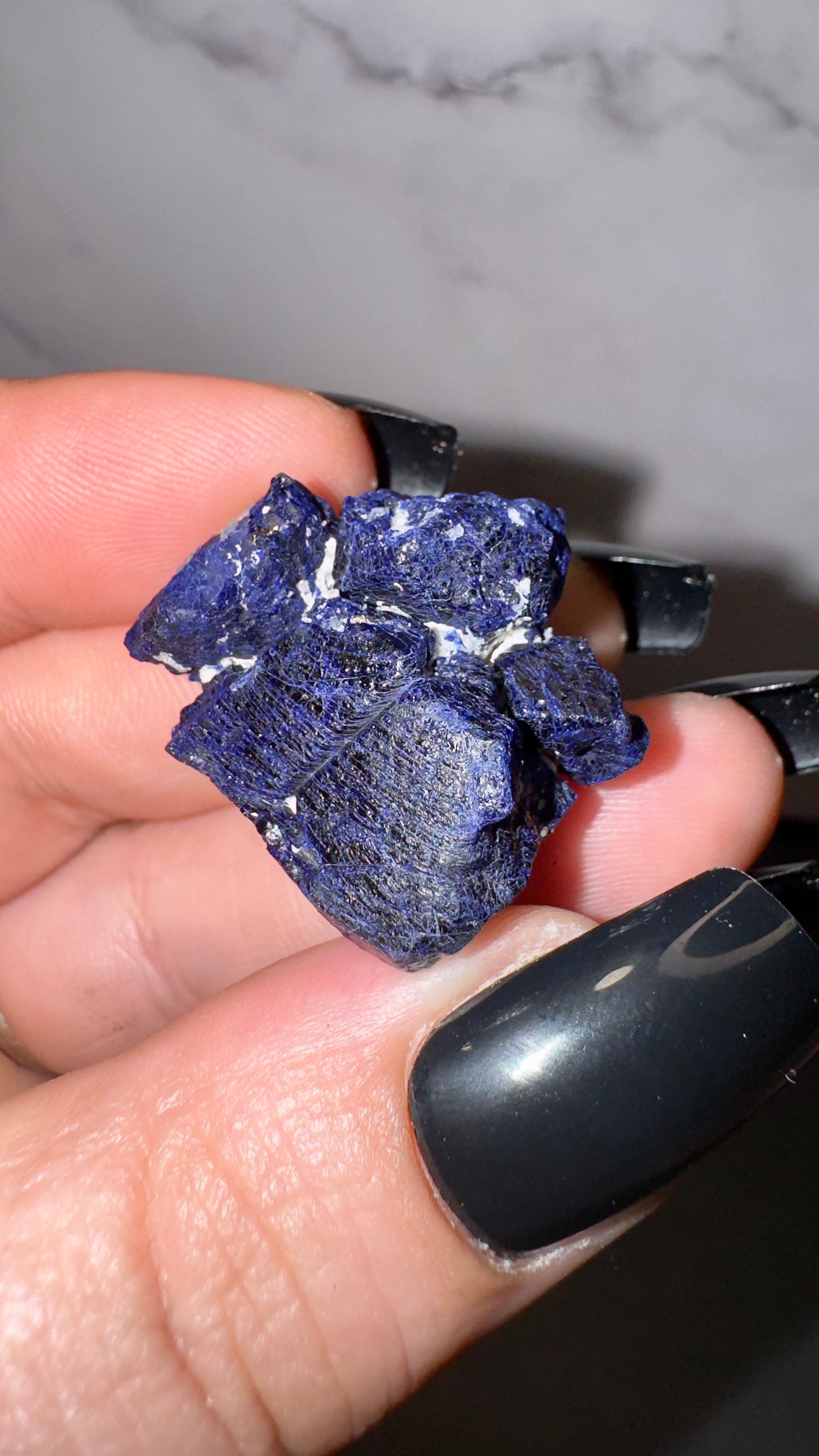 Rare blue hauyne