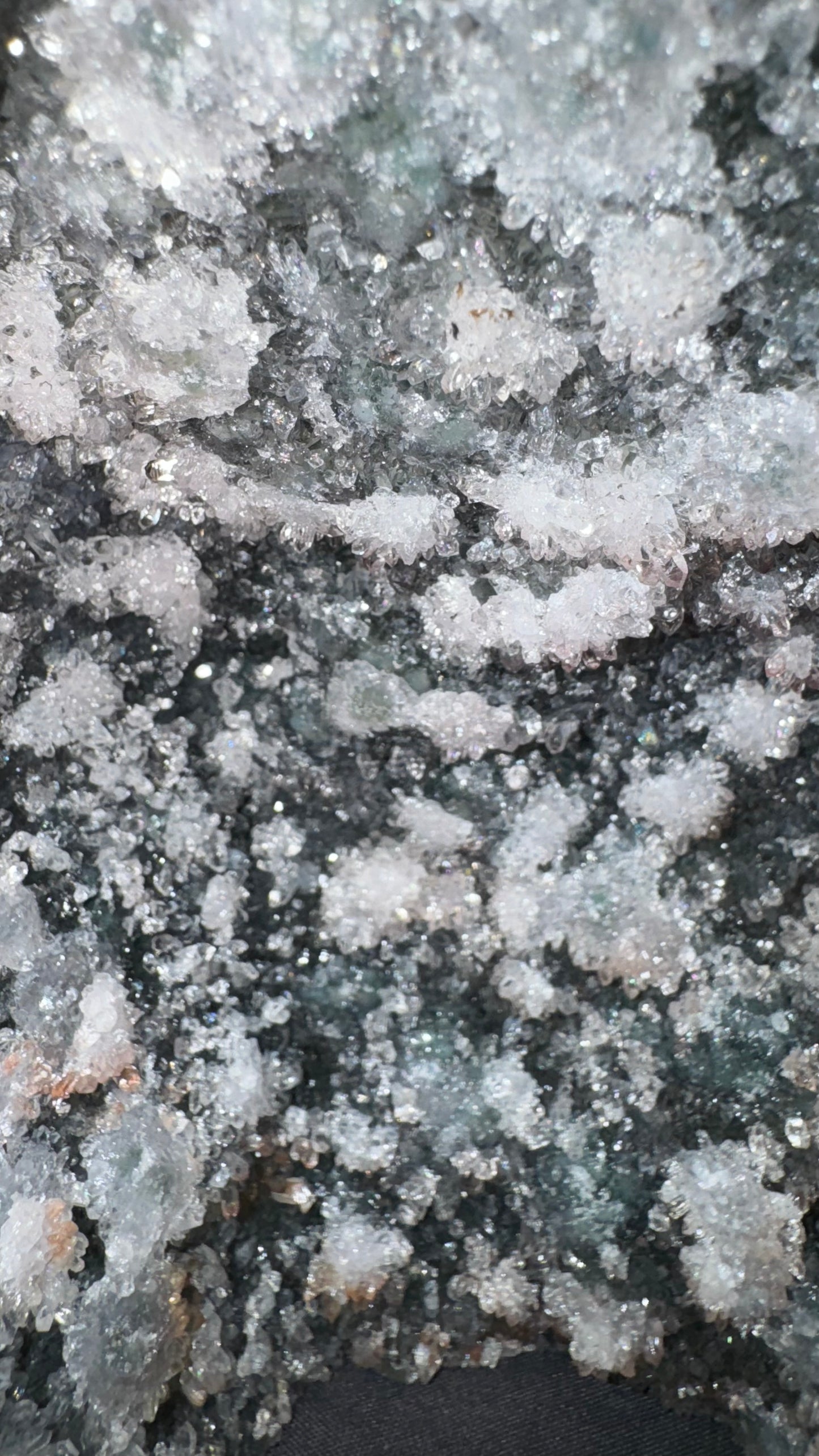Amethyst and moss agate