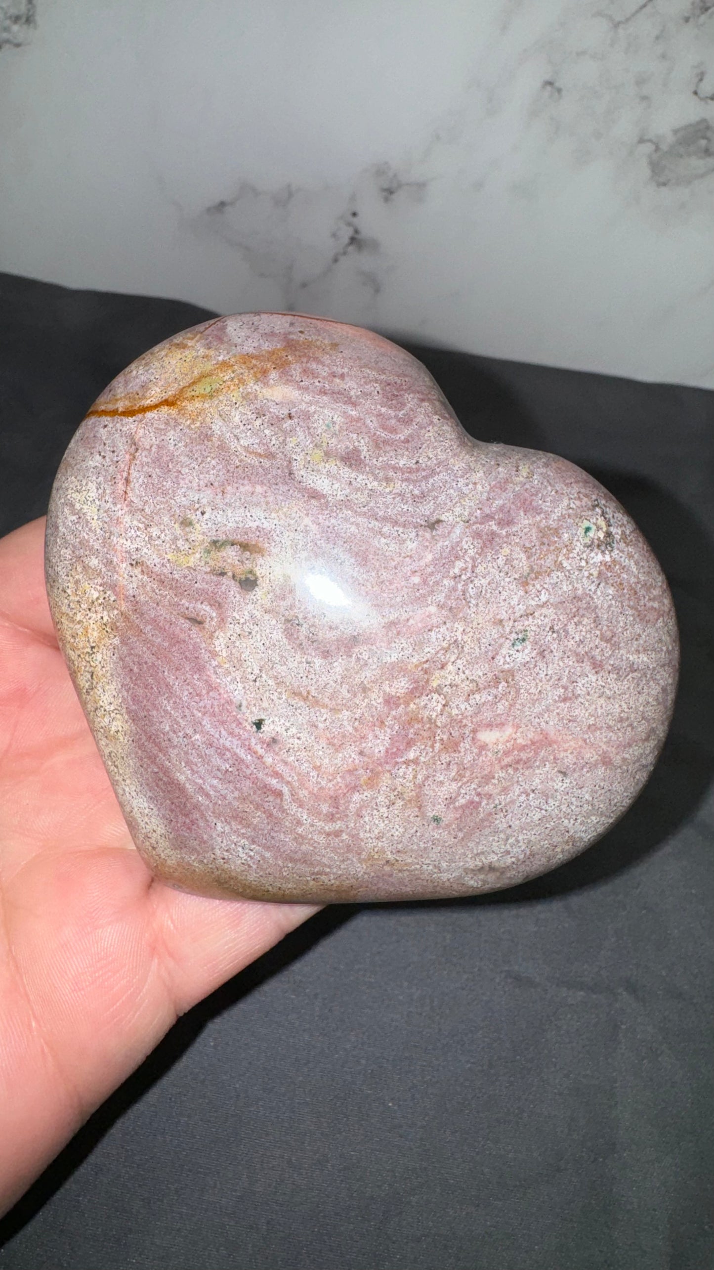 Sea jasper heart