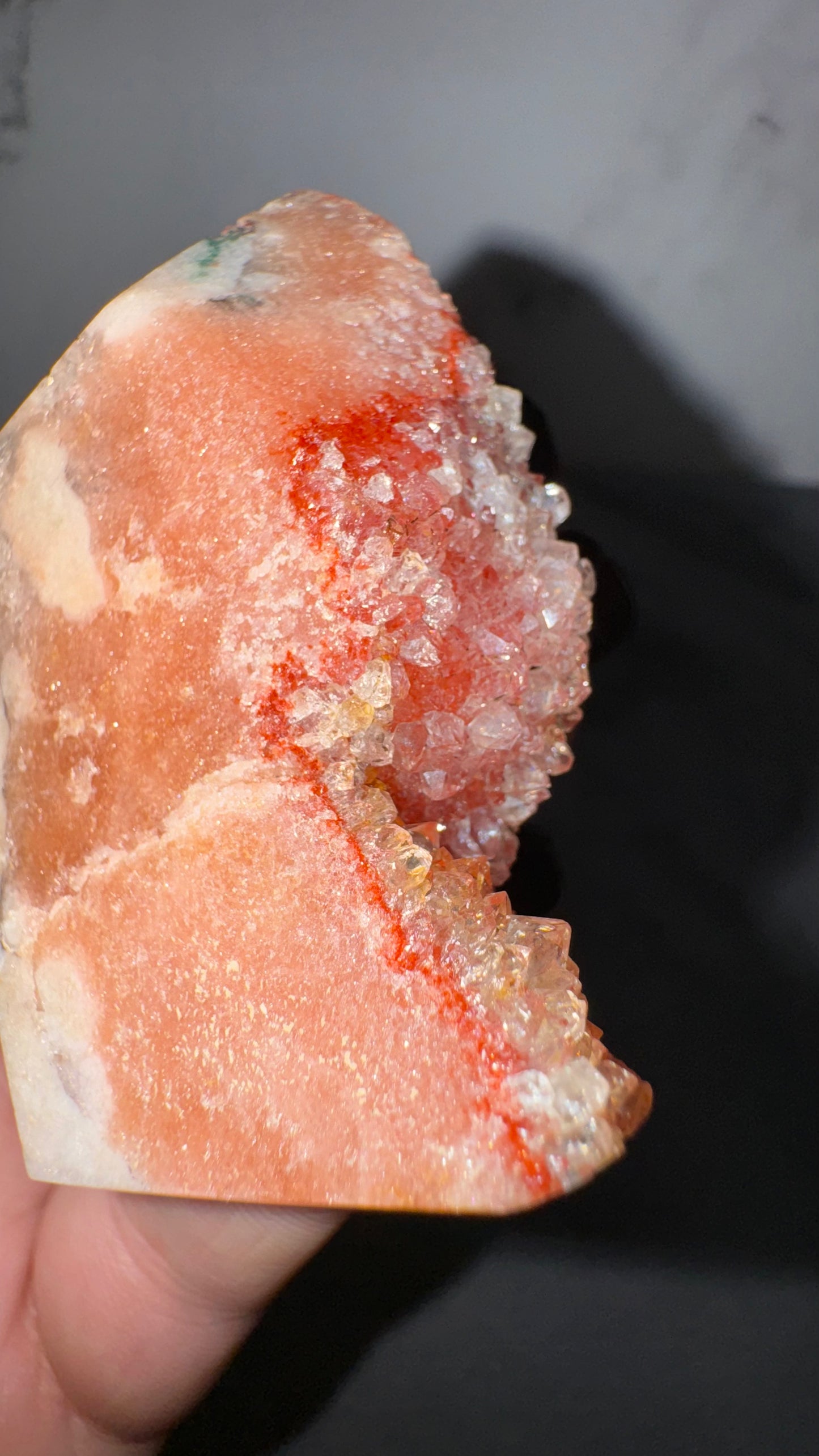 Pink/red amethyst