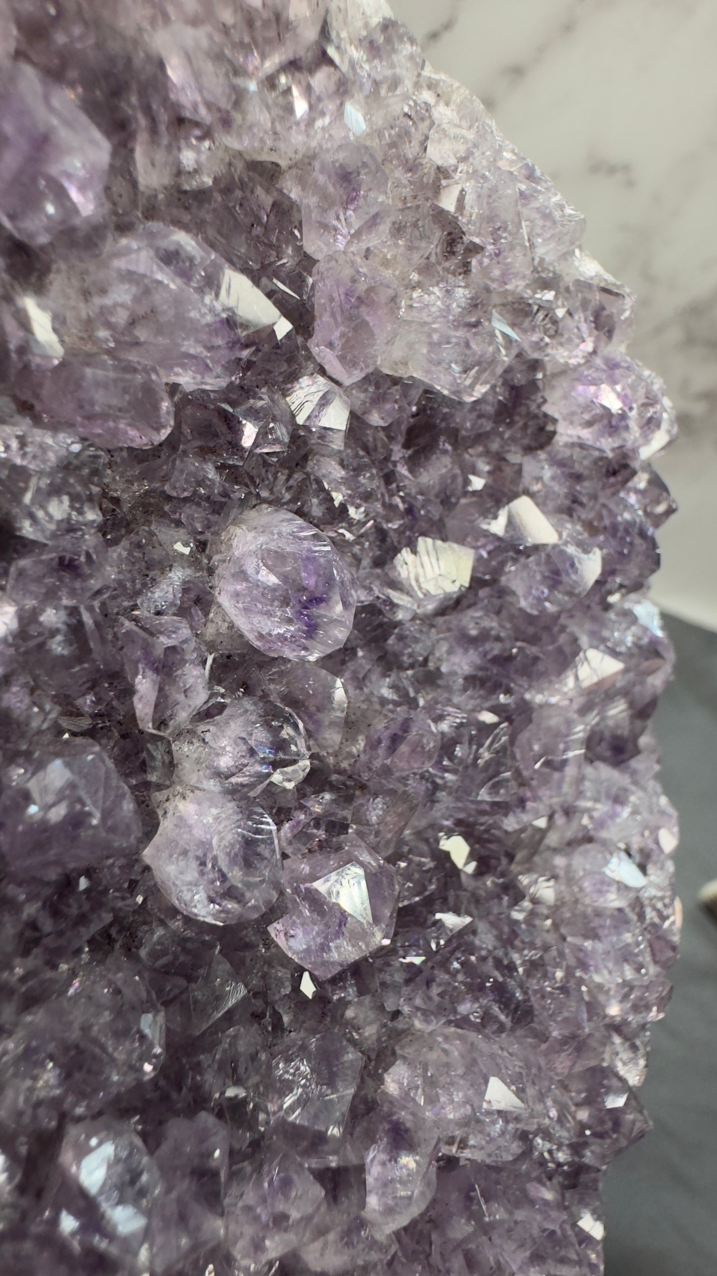 Amethyst on stand