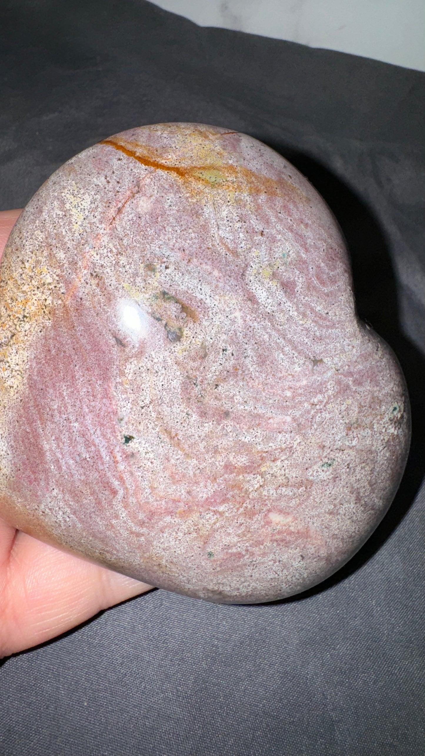 Sea jasper heart