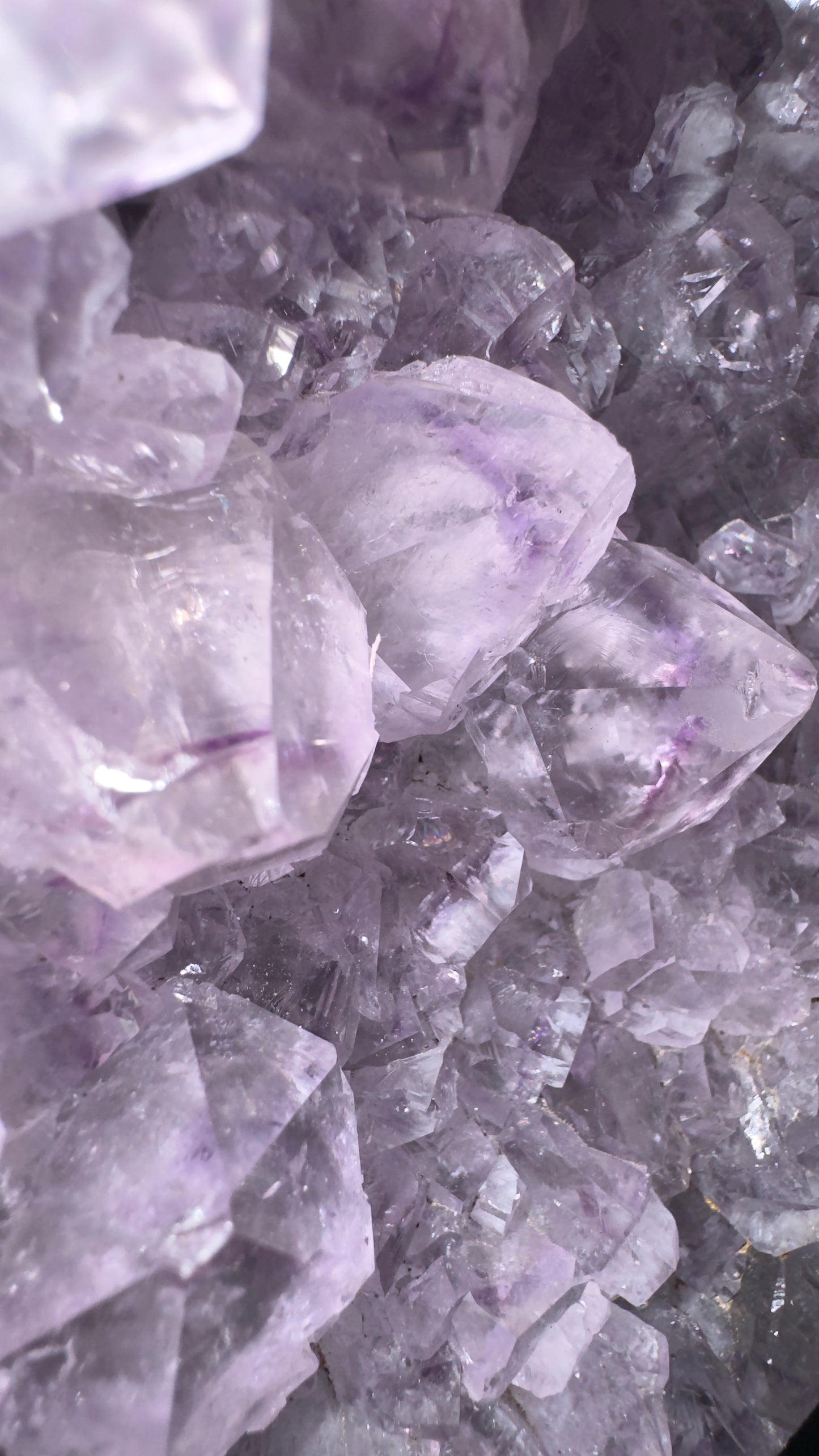 Amethyst on stand