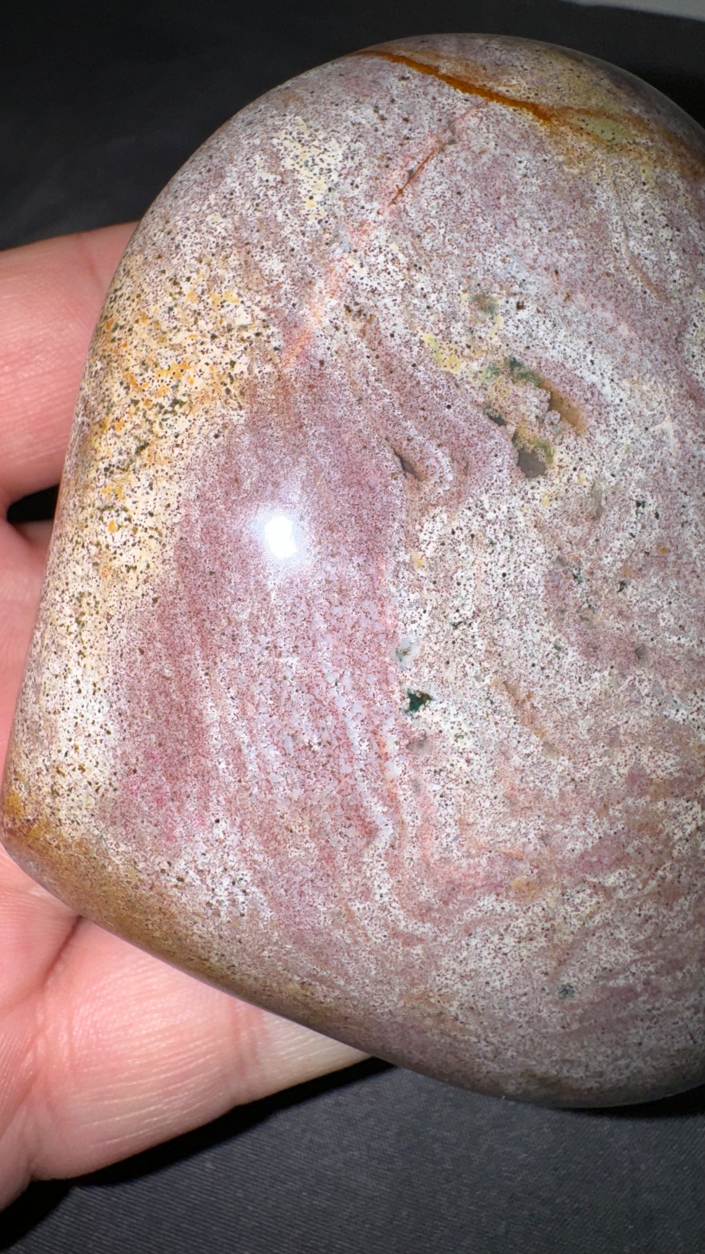Sea jasper heart