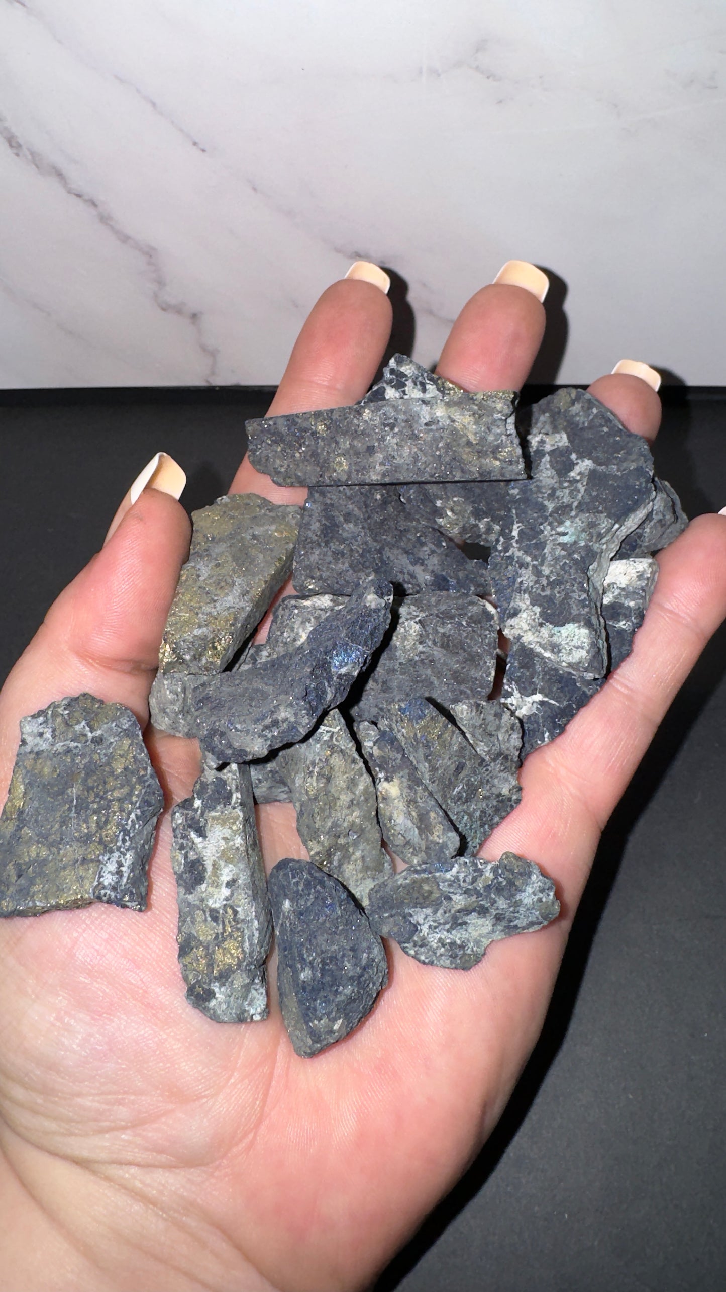 Rare covellite