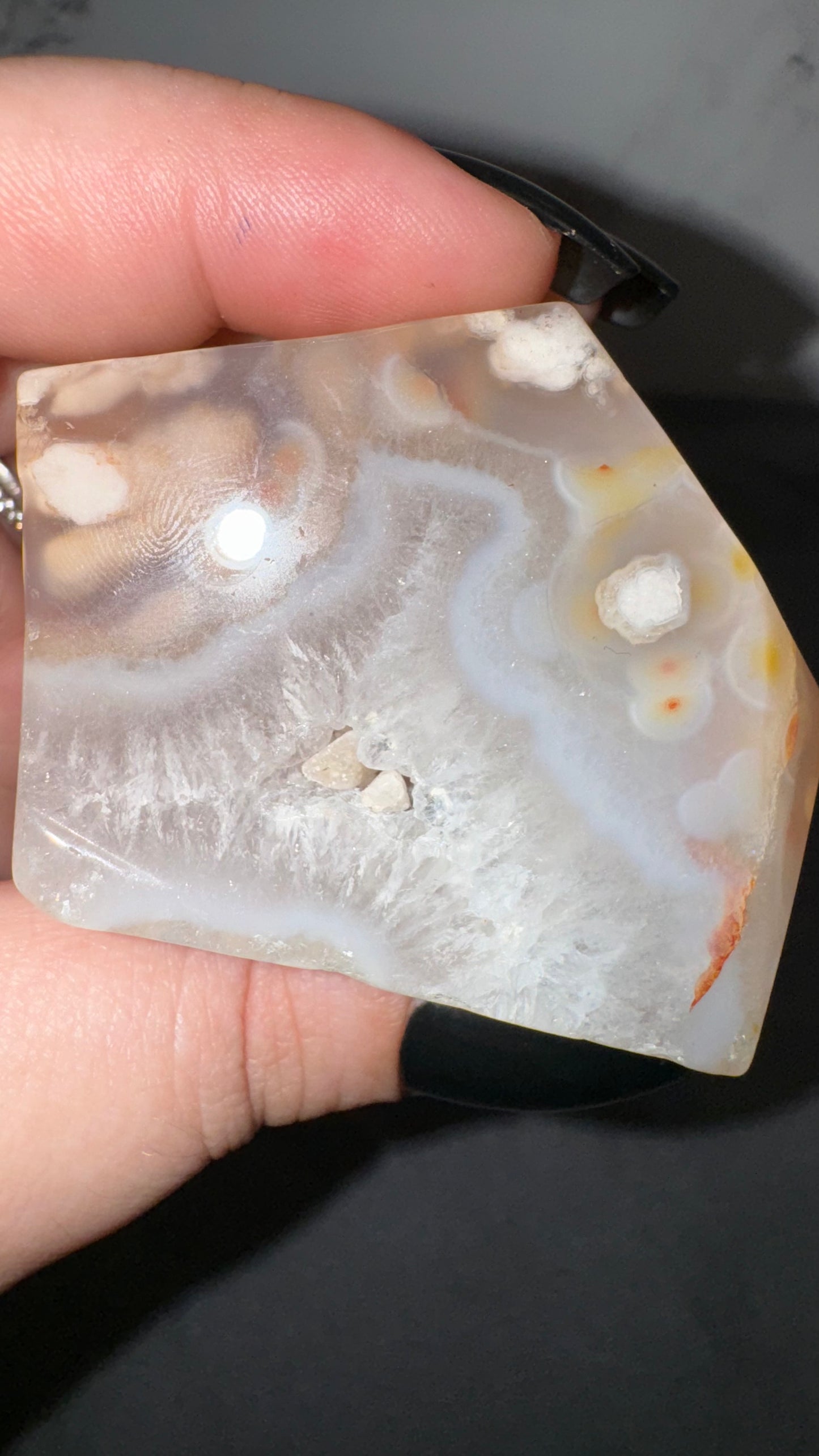 Flower agate