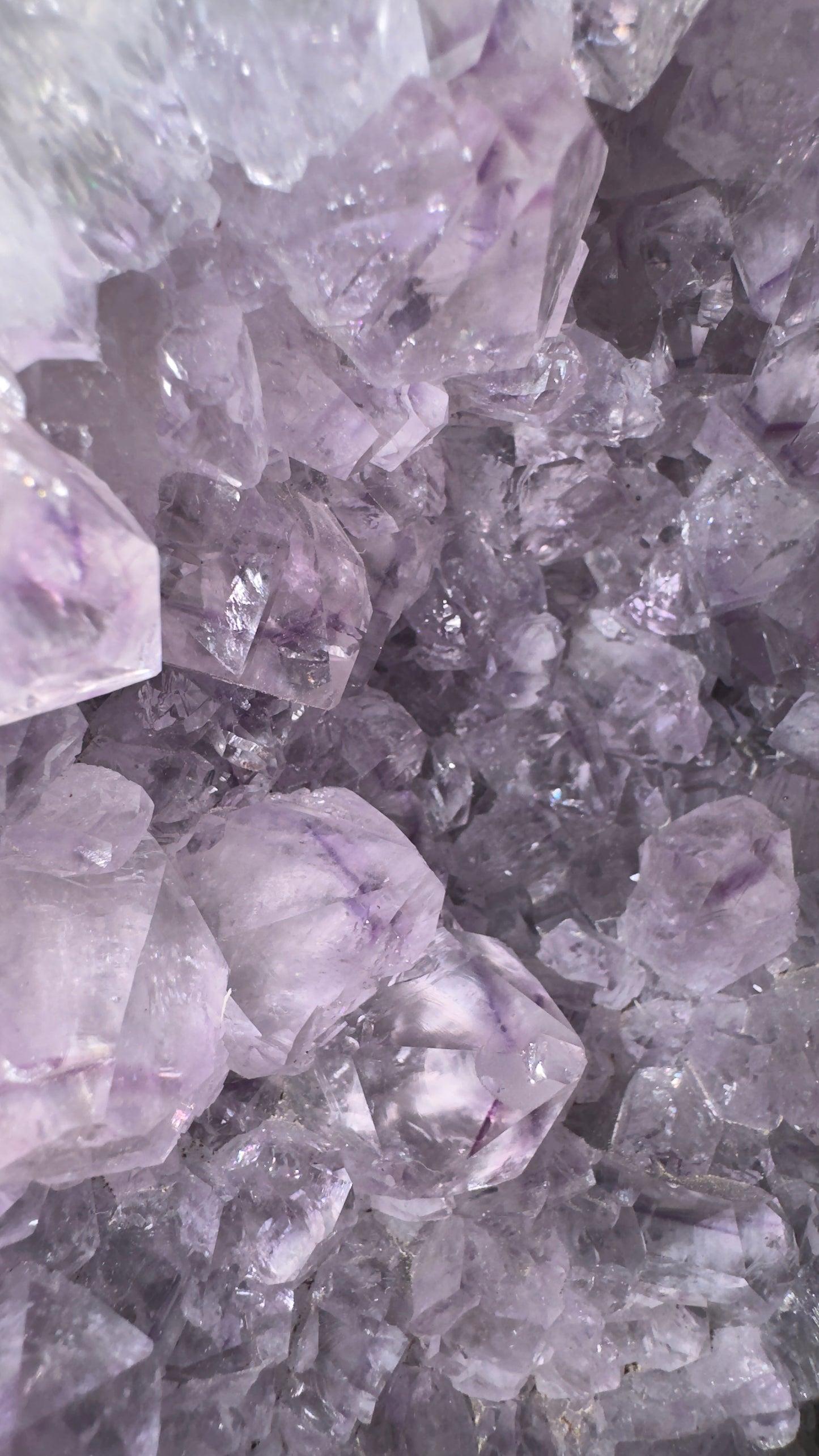 Amethyst on stand