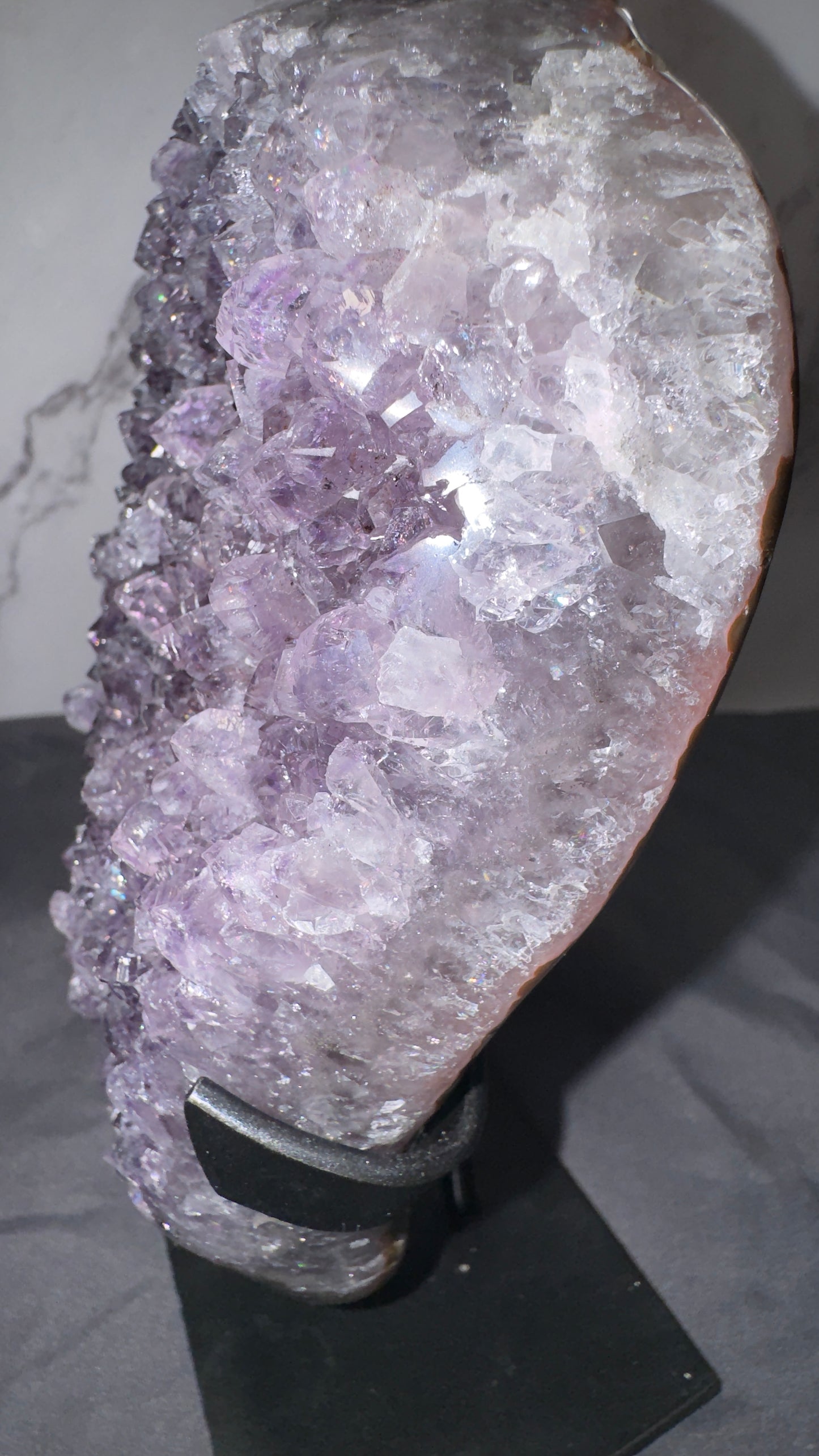 Amethyst on stand