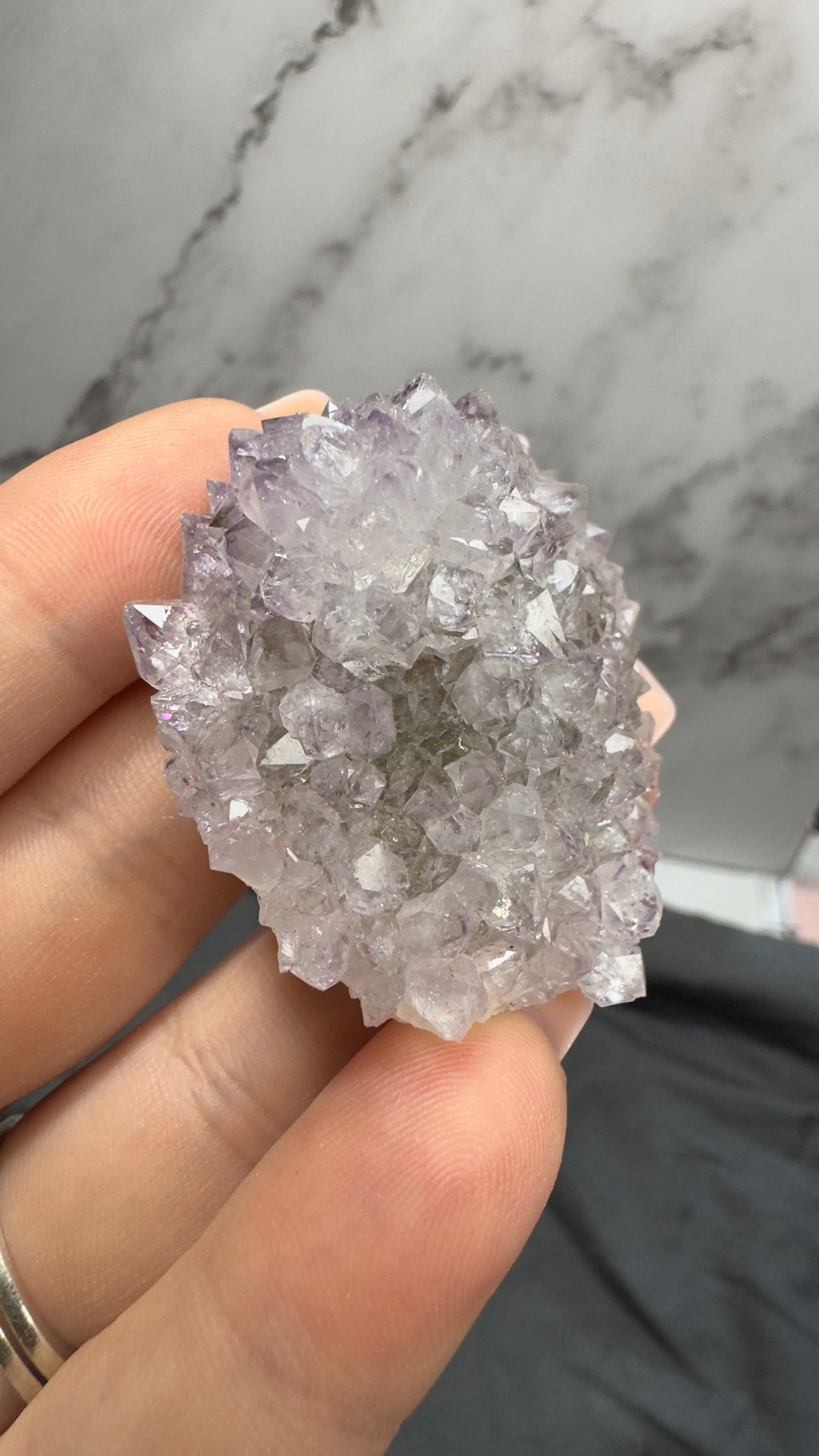 Amethyst stalactite