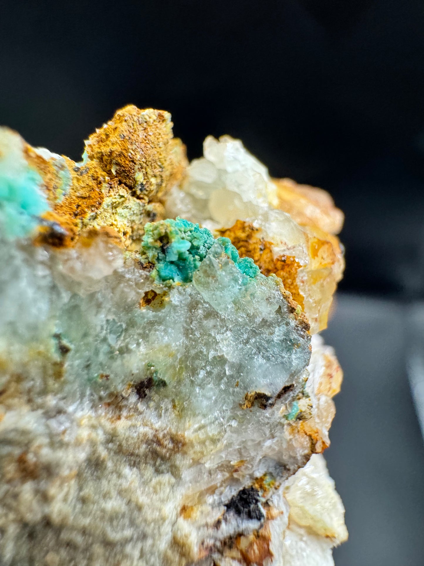 Turquoise on matrix