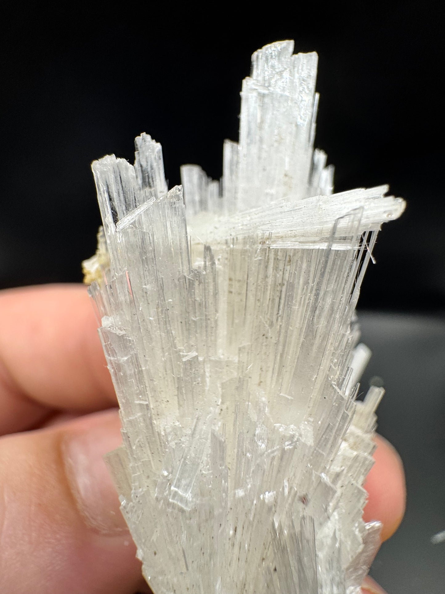 Scolecite with stilbite