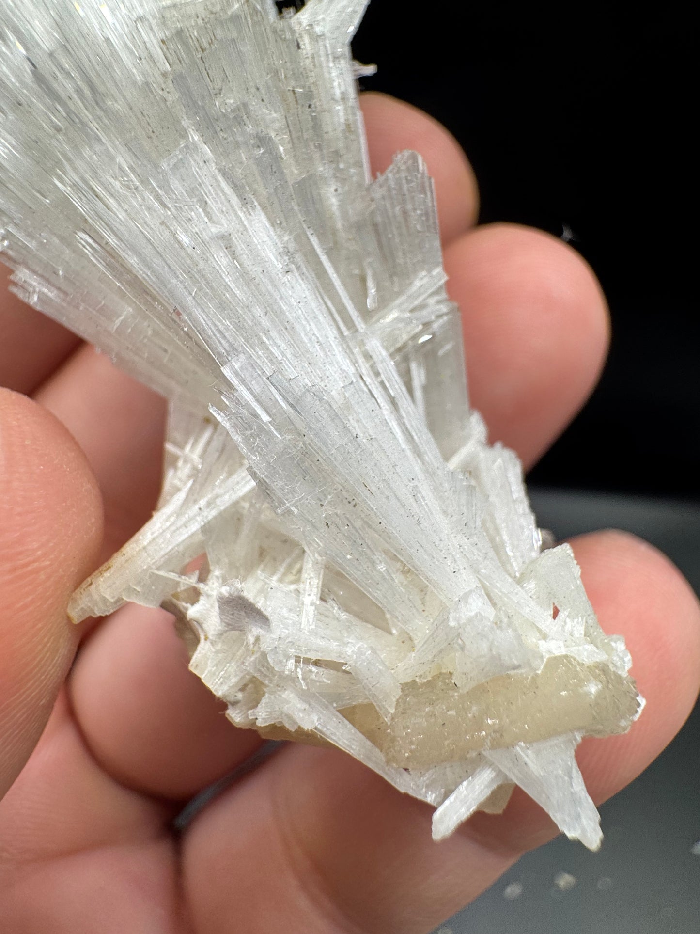 Scolecite with stilbite
