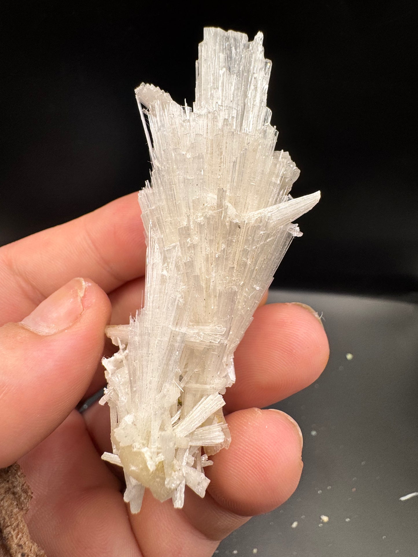 Scolecite with stilbite