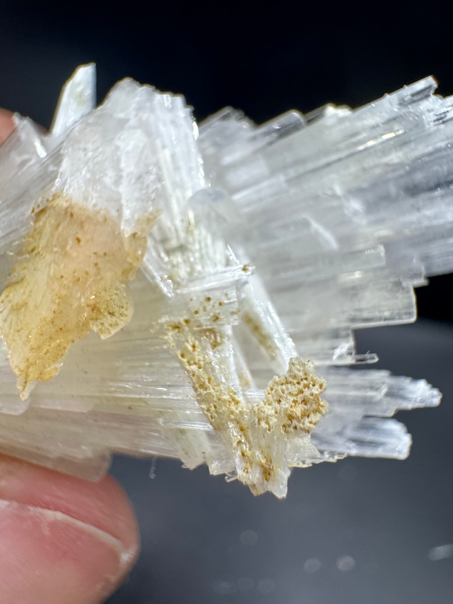 Scolecite with stilbite