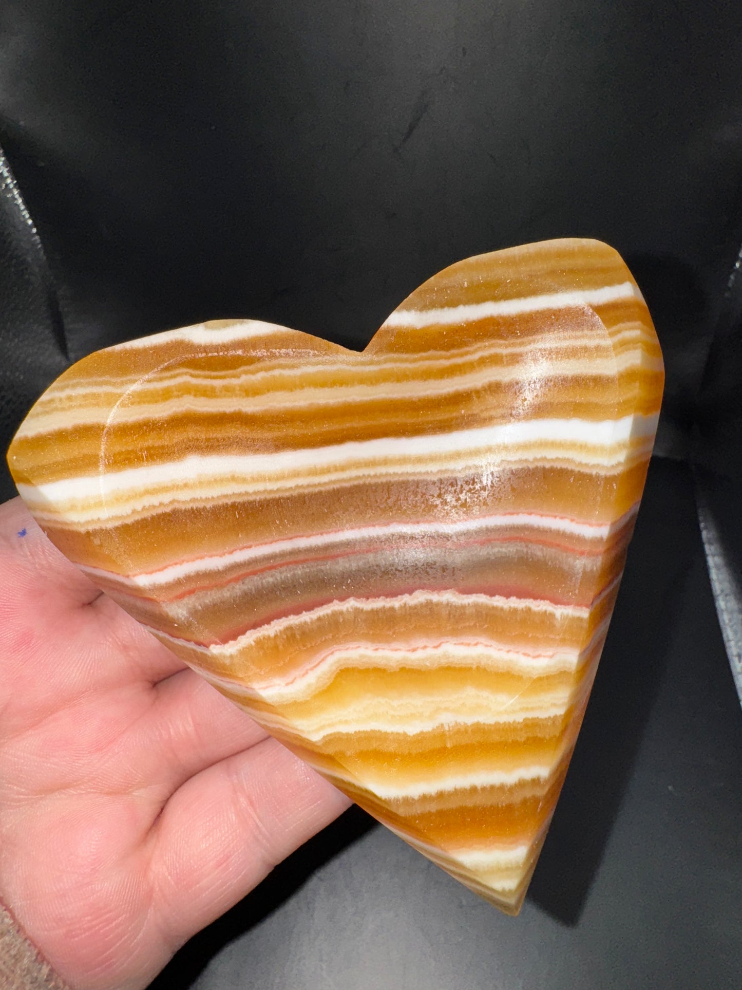 Orange calcite