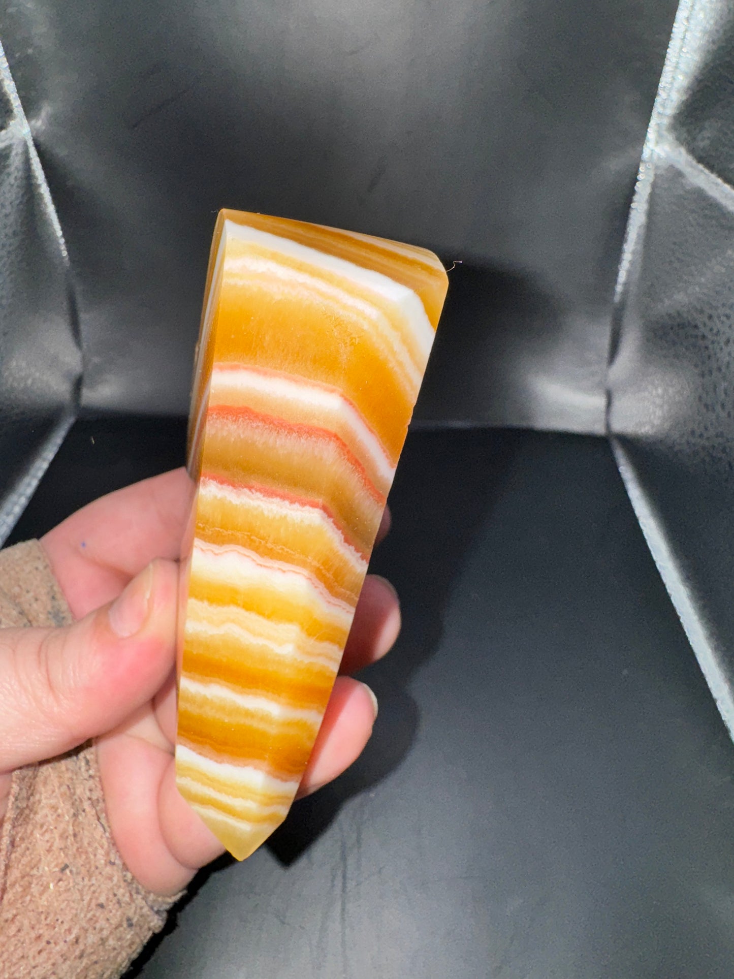 Orange calcite
