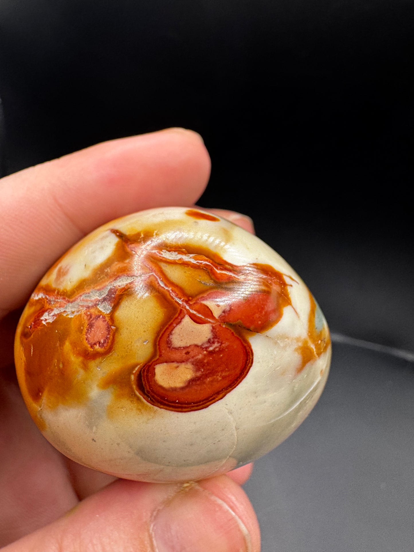 Polychrome jasper palm