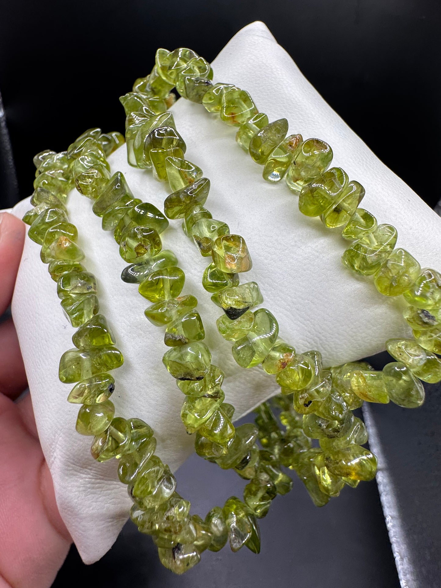 Peridot necklace