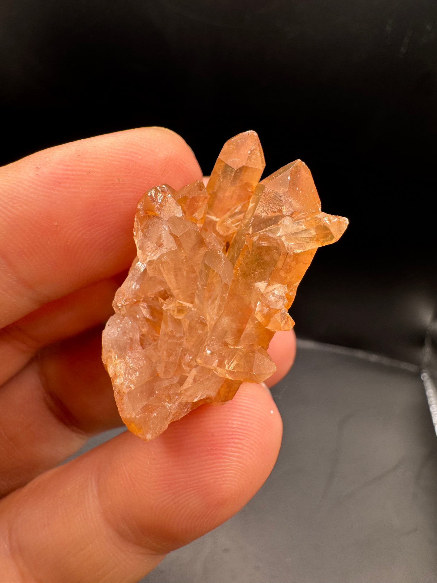Tangerine quartz