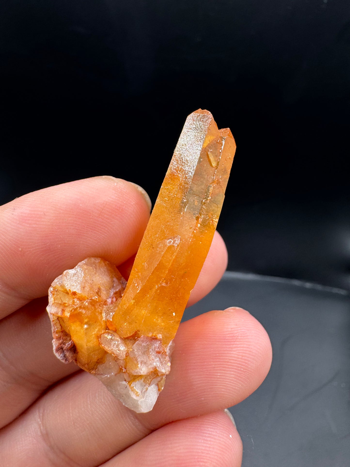 Tangerine quartz