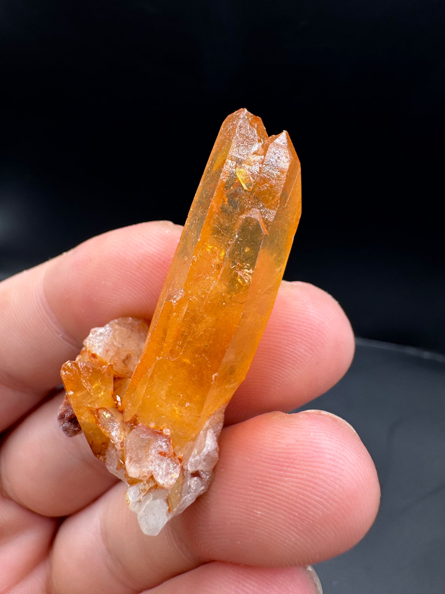 Tangerine quartz