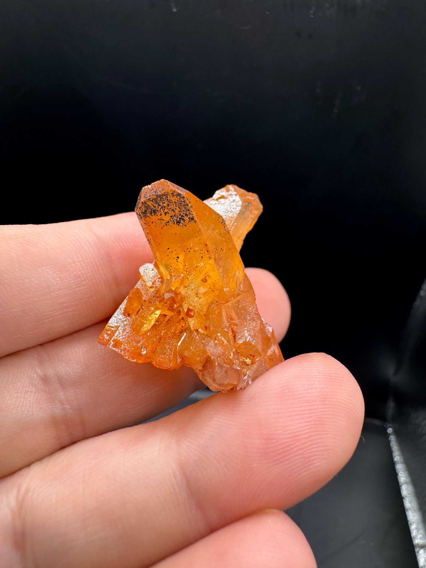 Tangerine quartz