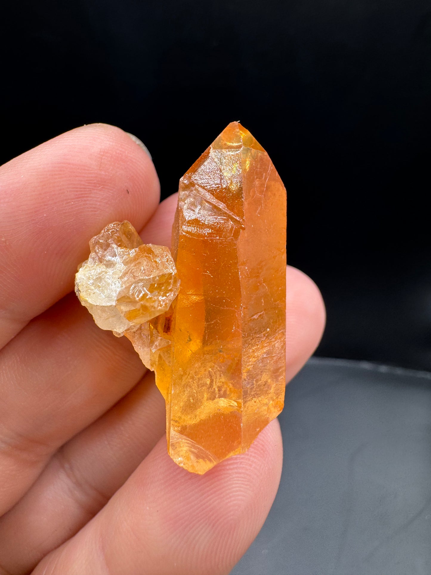 Tangerine quartz