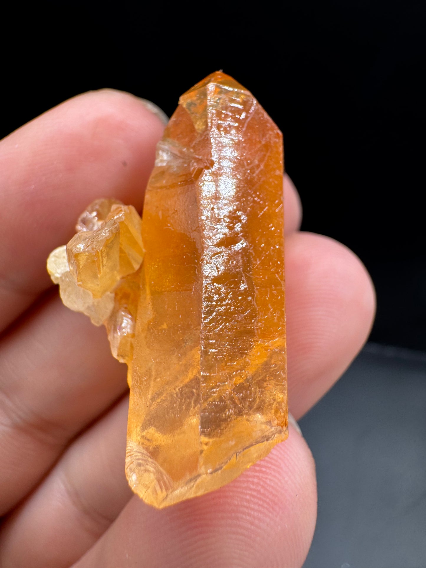 Tangerine quartz