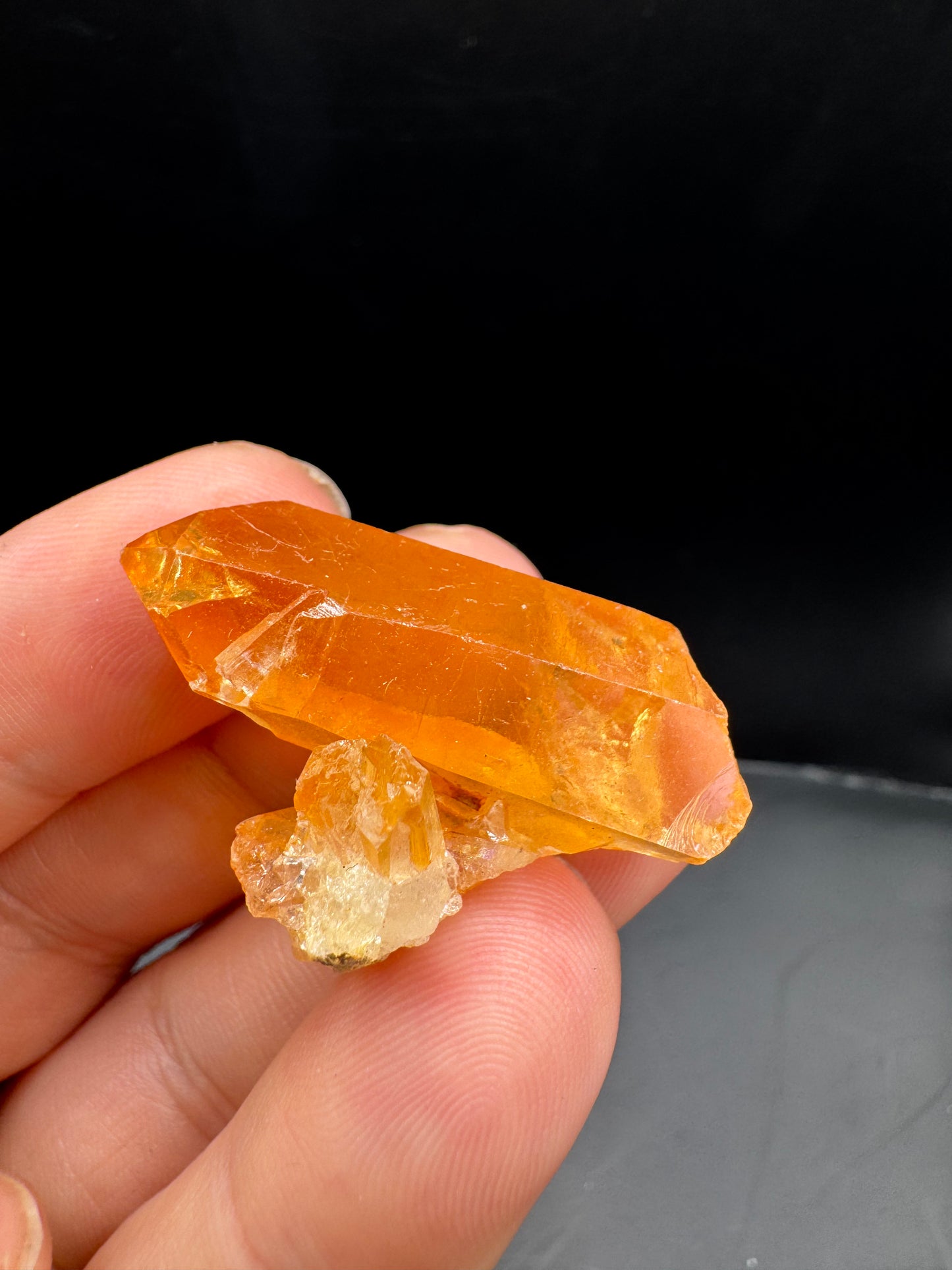 Tangerine quartz