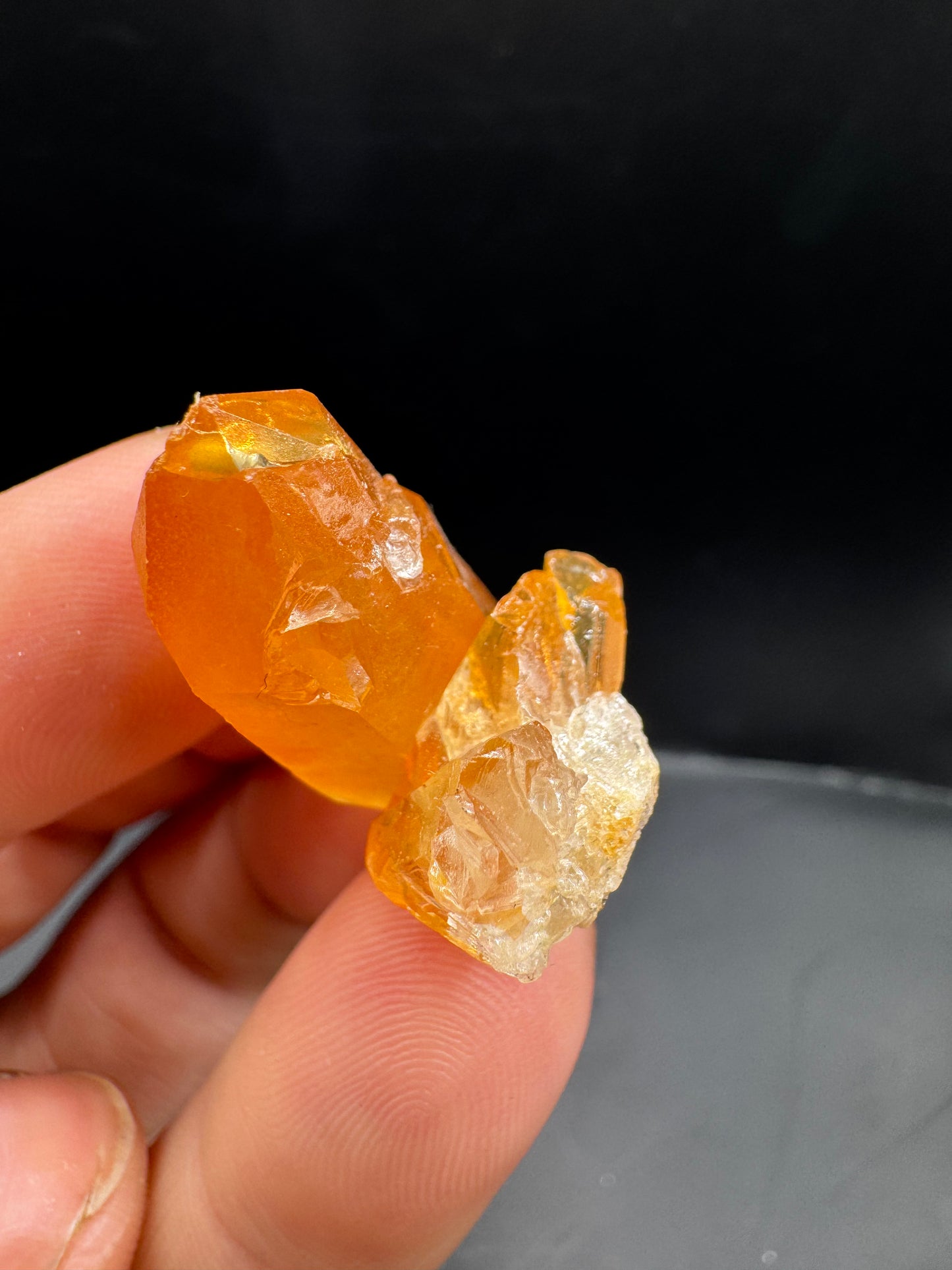 Tangerine quartz