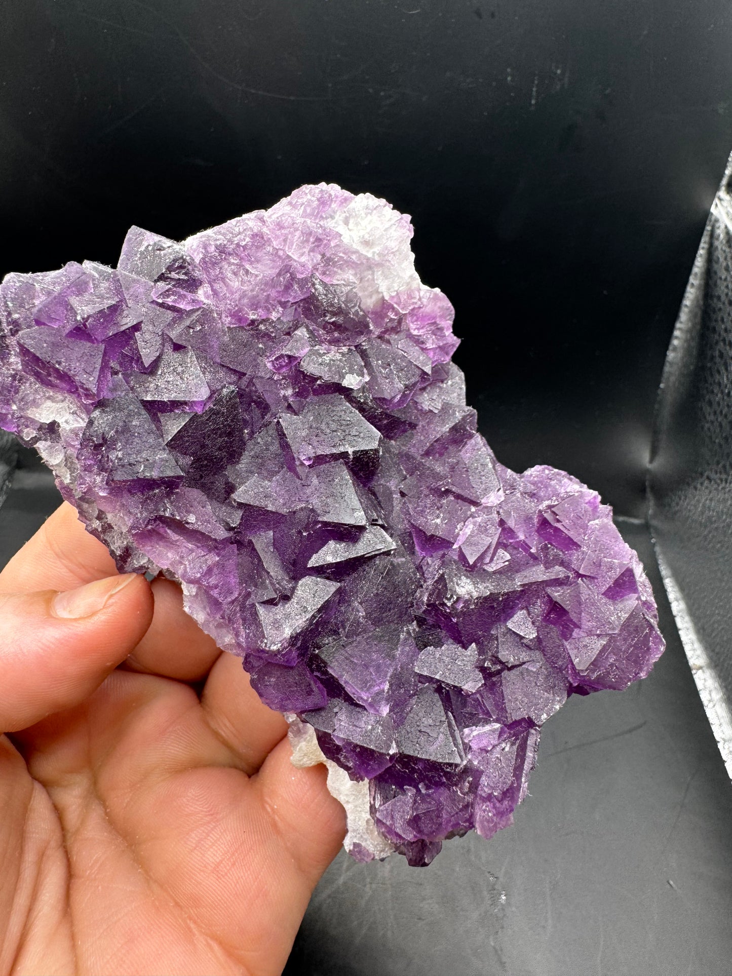Octahedral fluorite